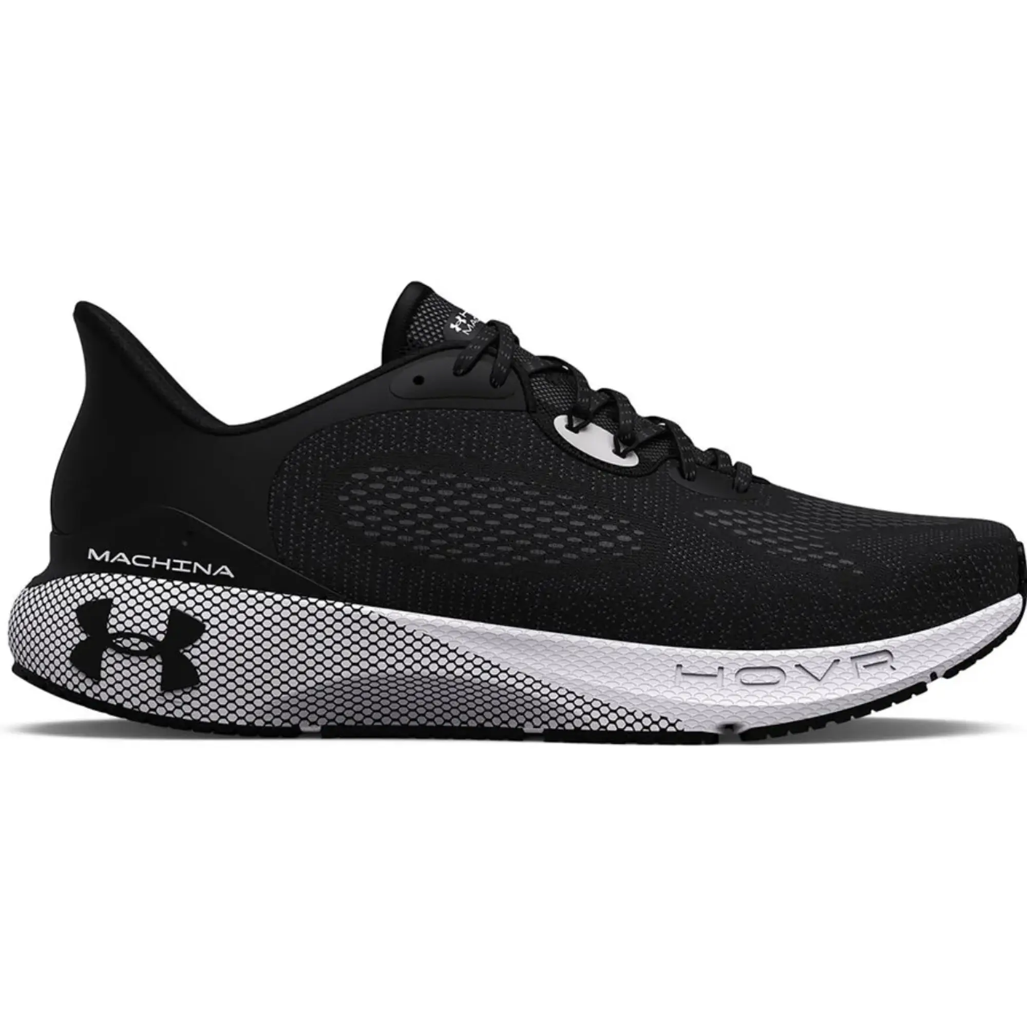 Men's  Under Armour  HOVR™ Machina 3 Running Shoes Black / White / Black