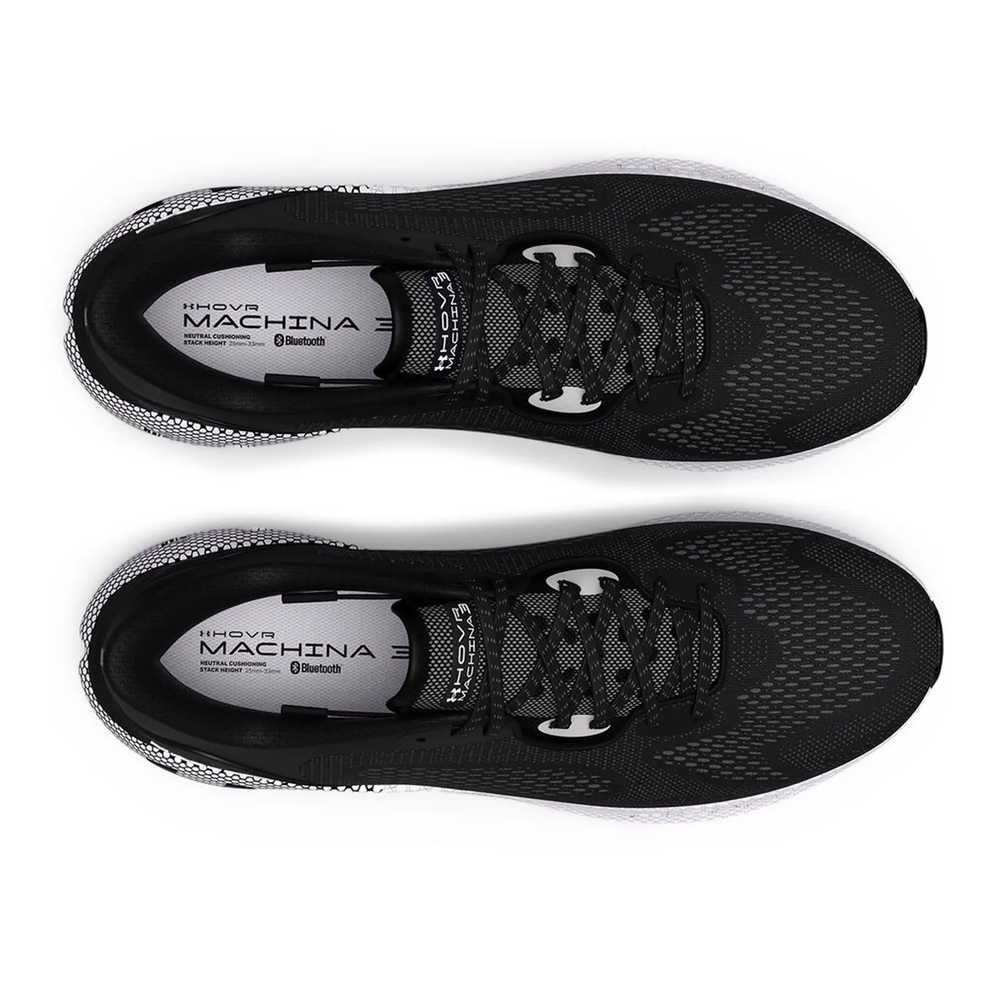 Men's  Under Armour  HOVR™ Machina 3 Running Shoes Black / White / Black