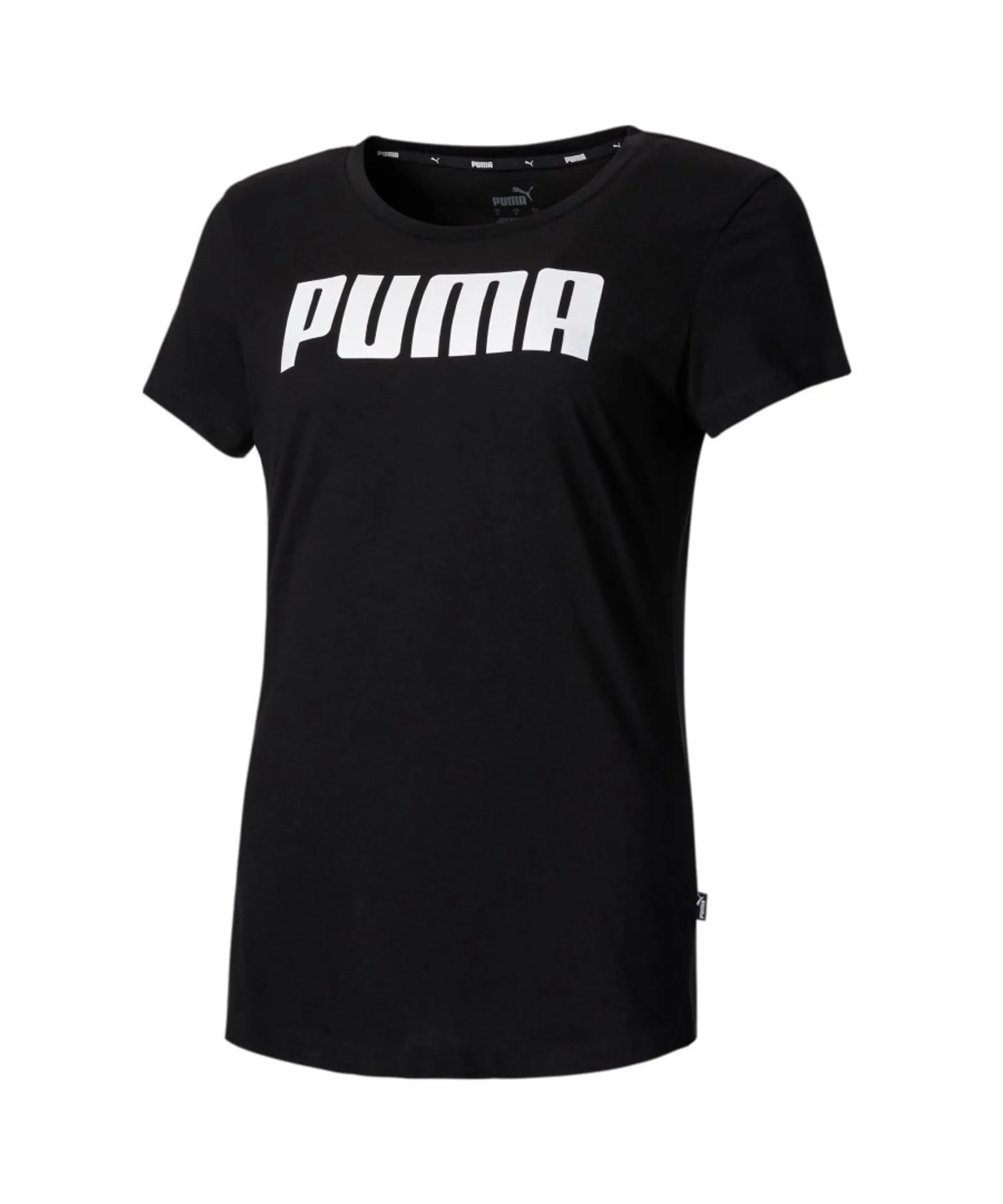 Puma Womens Essentials Tee T-Shirt - Black | 847195_01 | Sport-T-Shirts
