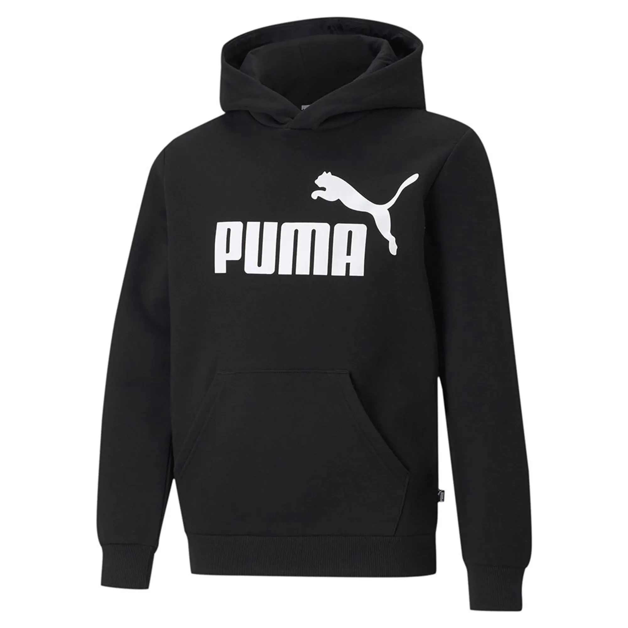 Puma Childrens Unisex Essentials Big Logo Youth Hoodie - Black Cotton