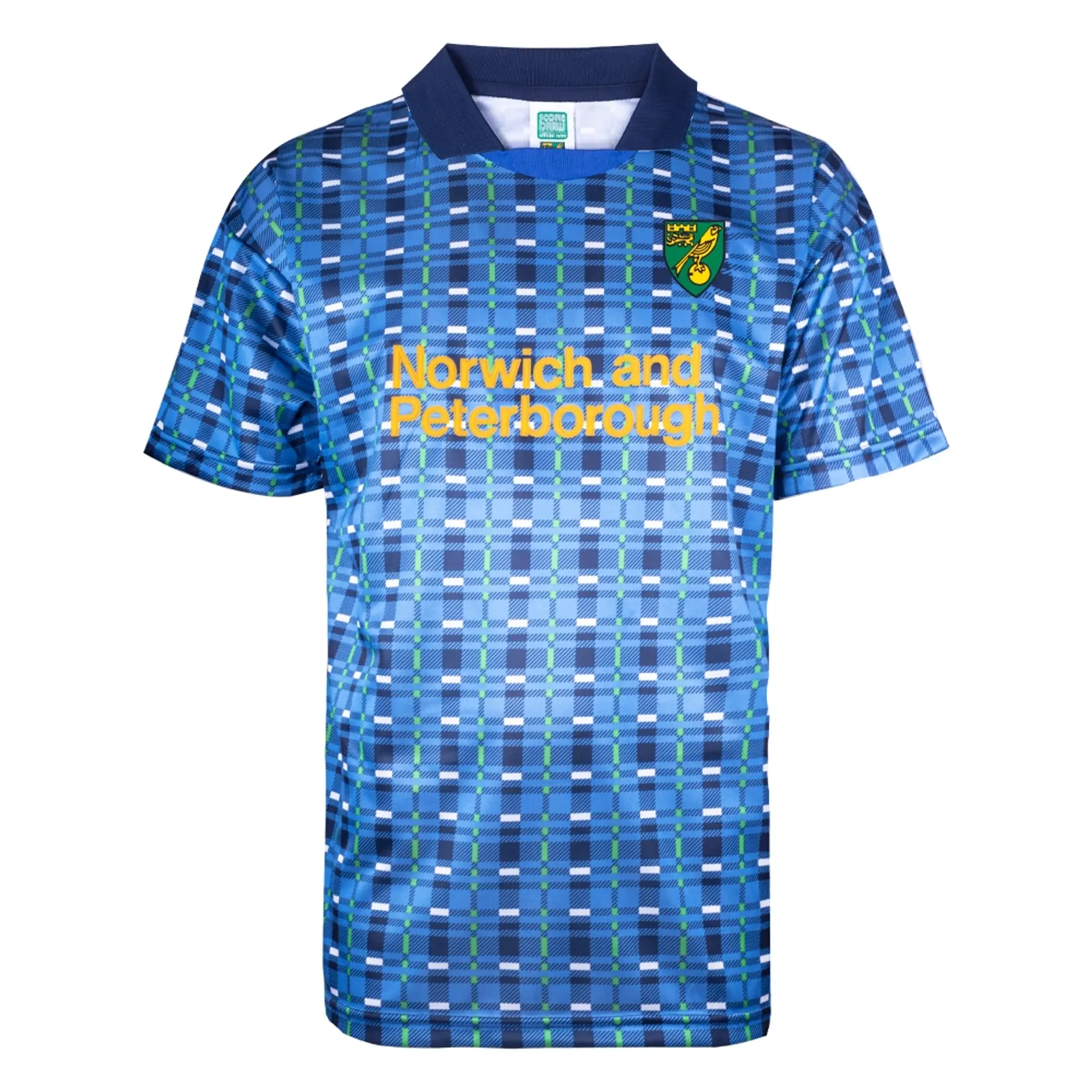 Score Draw Norwich City Mens SS Away Shirt 1994/95