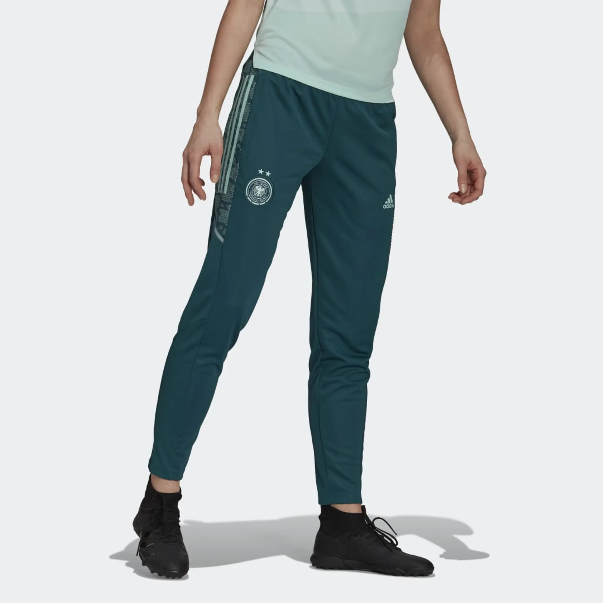 adidas Germany Women's Training Pants - Green - Womens