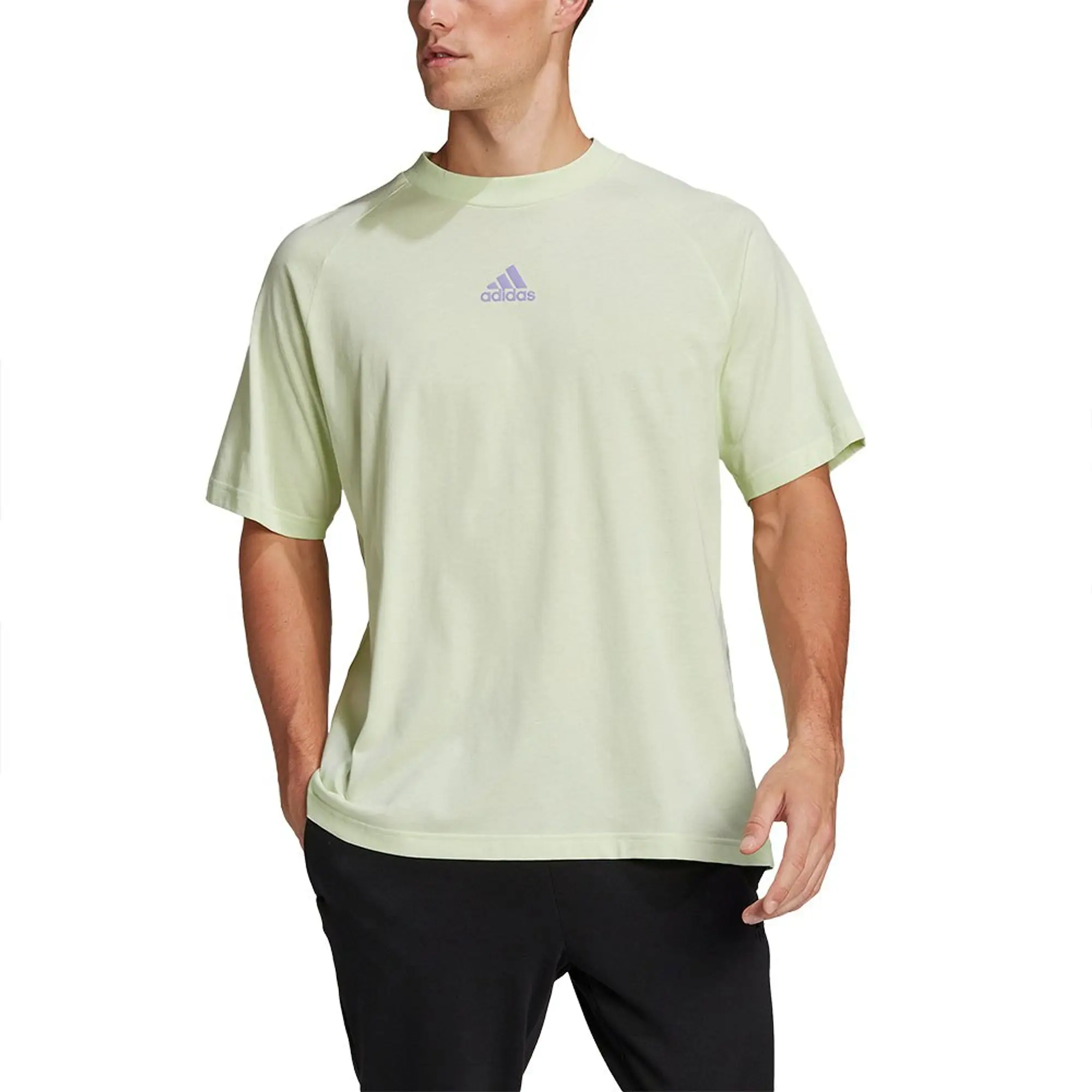 Adidas Sportswear Bl Q2 Short Sleeve T-shirt - Green | HE4420
