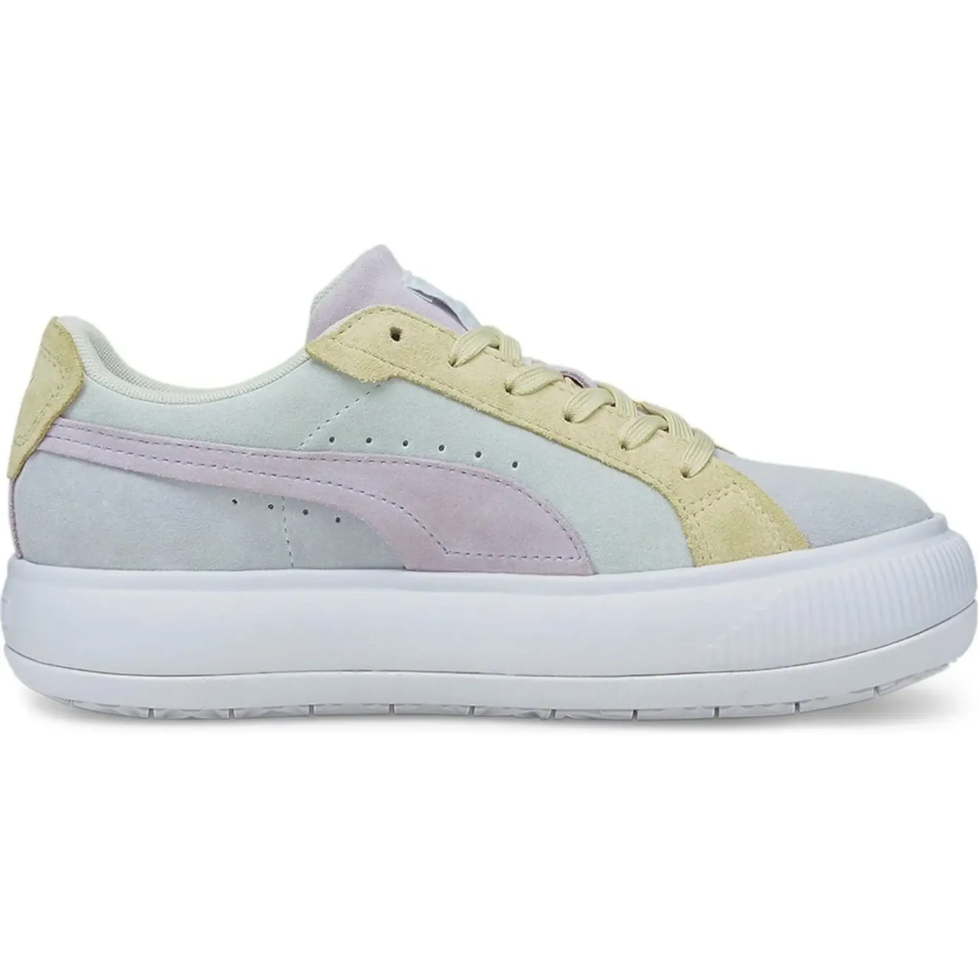 Puma Womens Suede Mayu Raw Trainers - Multicolour Leather
