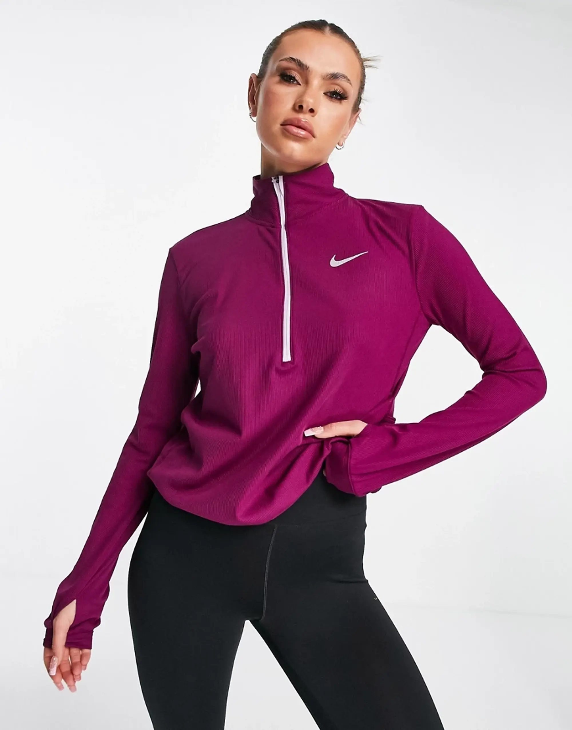 Nike Zip Top - Purple