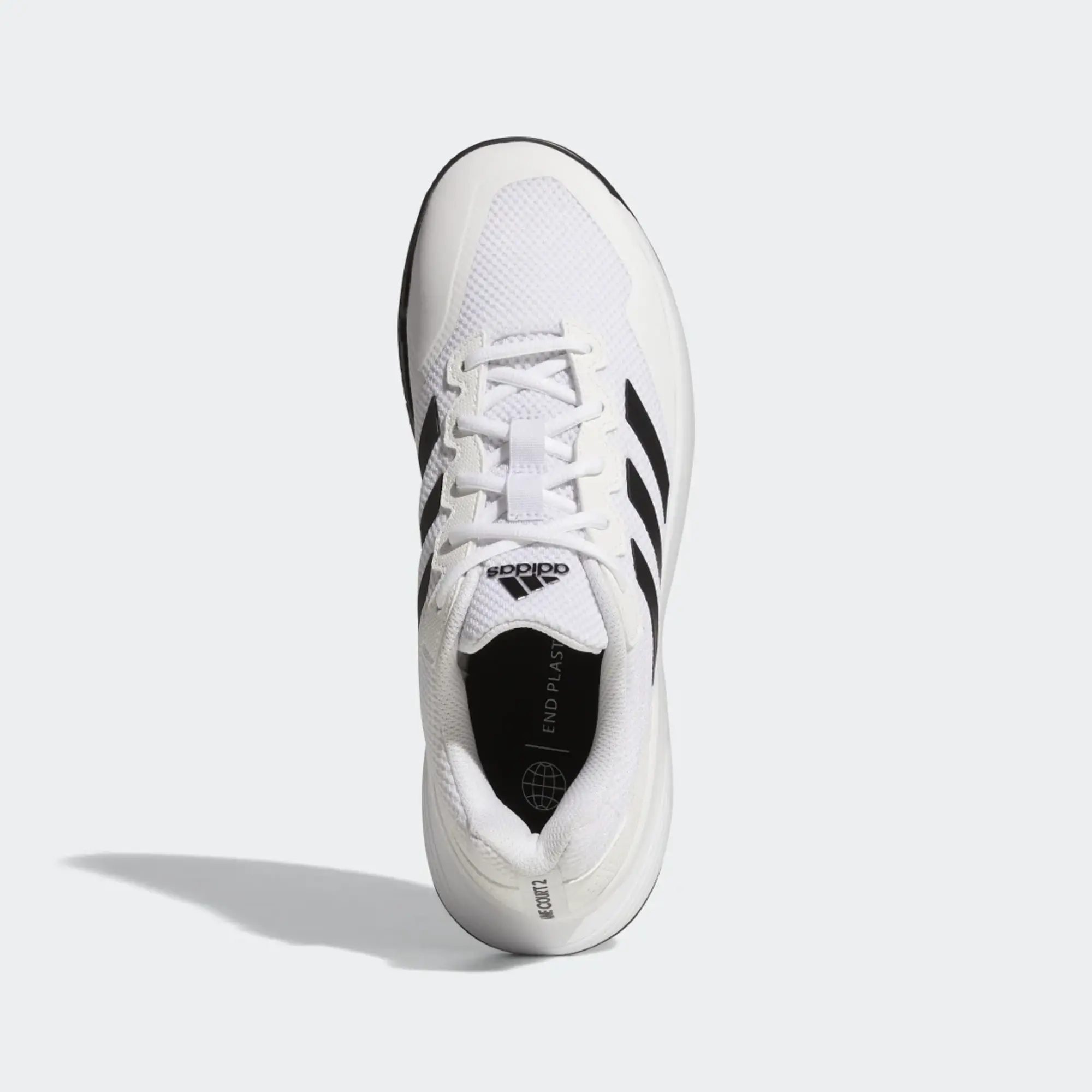 adidas Gamecourt 2.0 Tennis Shoes - Cloud White / Core Black / Cloud White