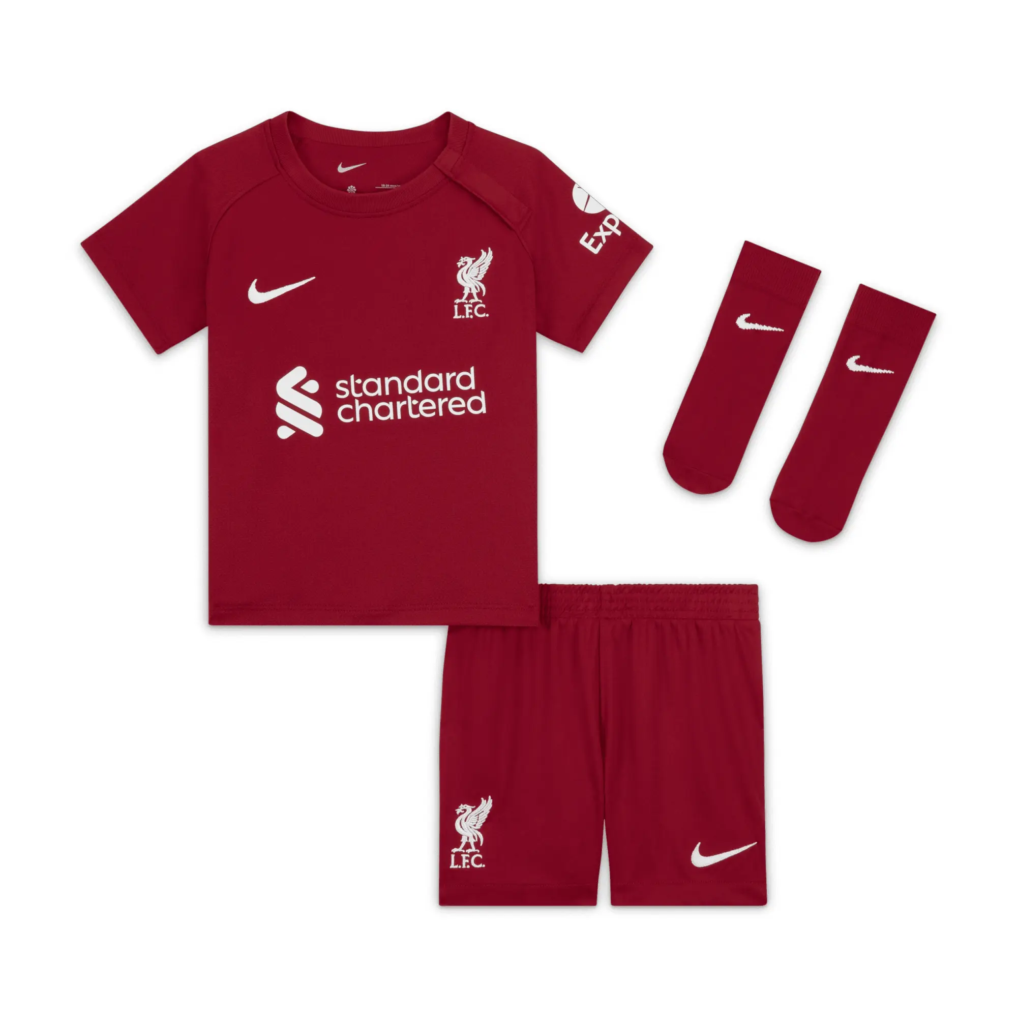 Nike Liverpool Baby SS Home Mini Kit 2022/23