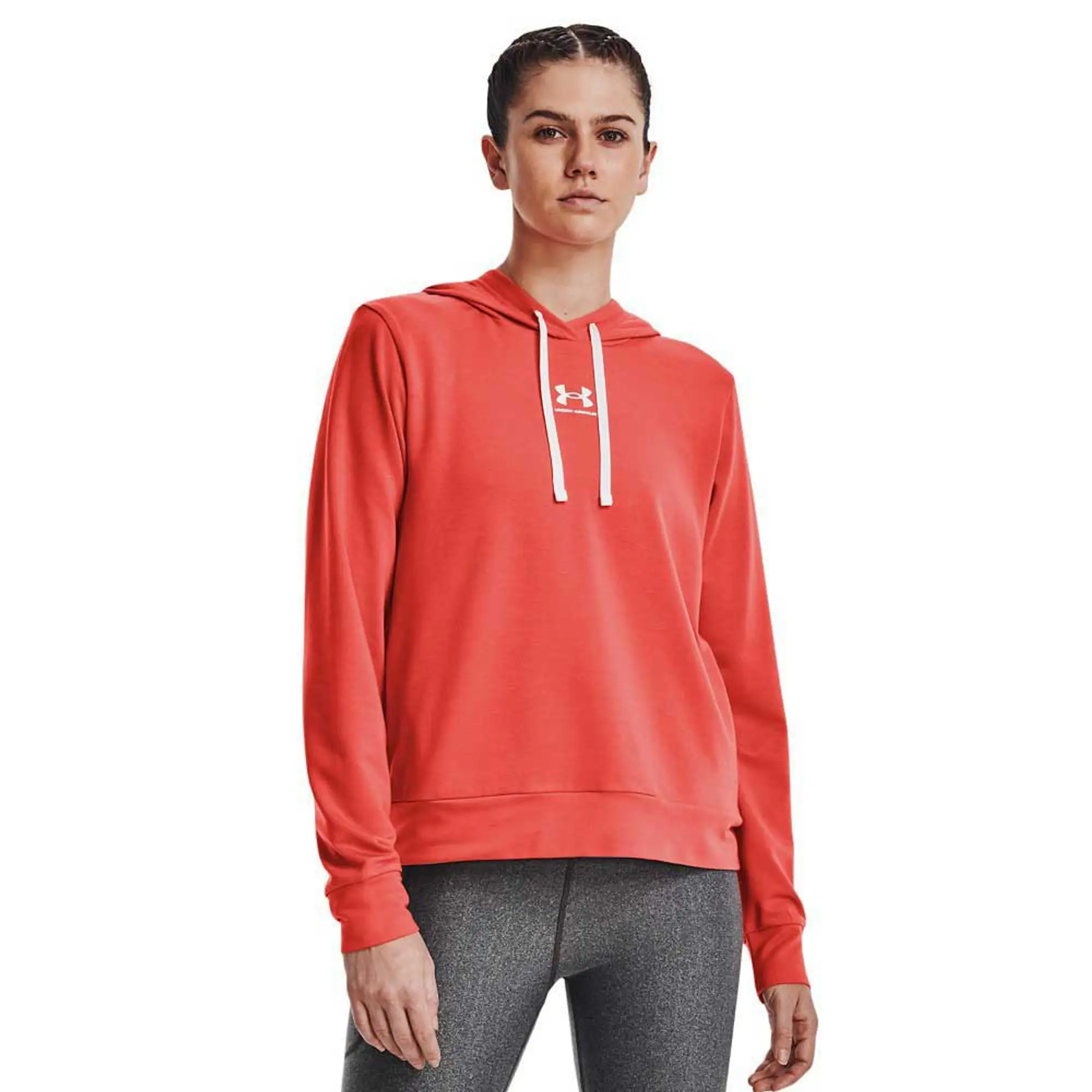 Under Armour Armour Rival Terry OTH Hoodie Womens - Orange