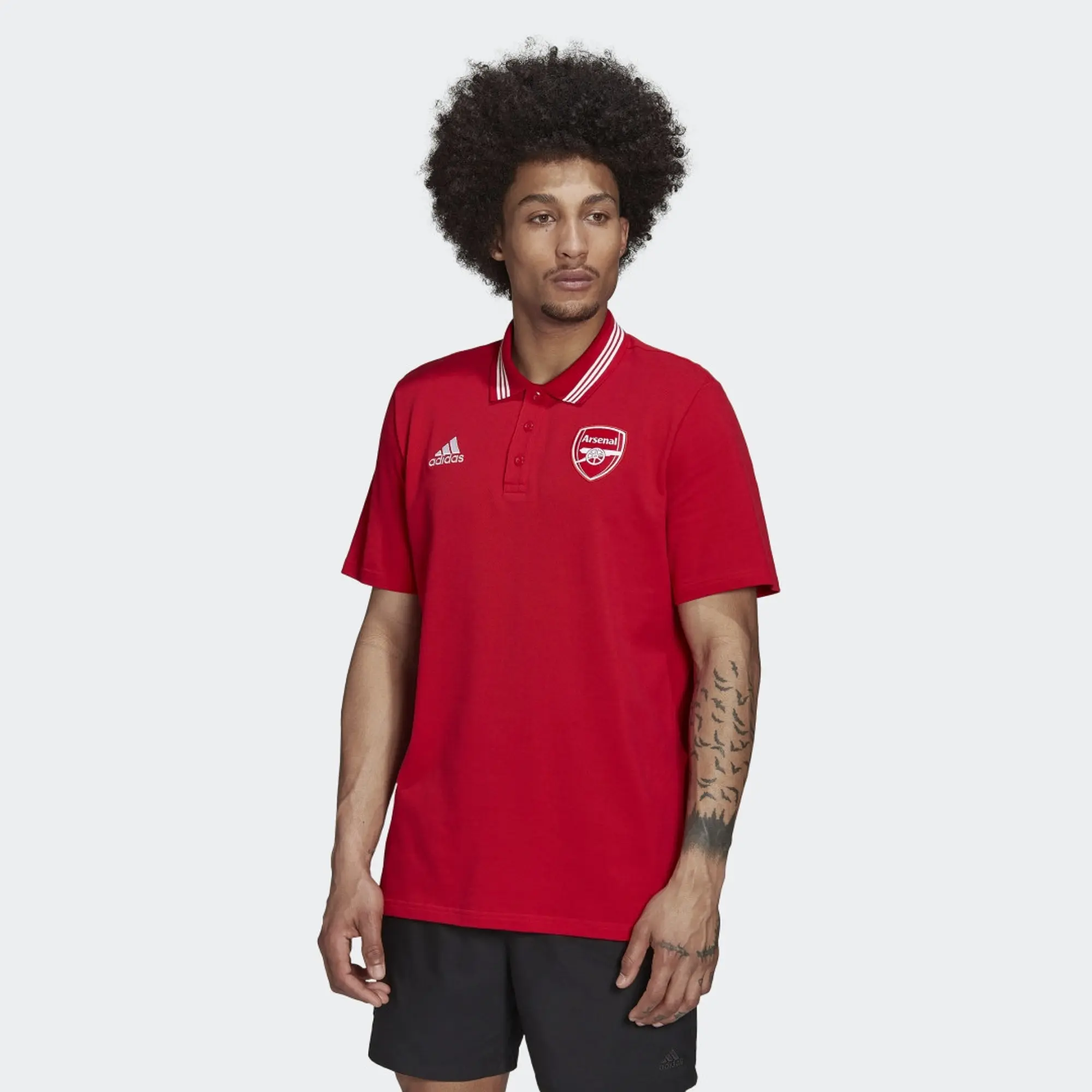 adidas 2022-2023 Arsenal DNA Polo Shirt (Red)
