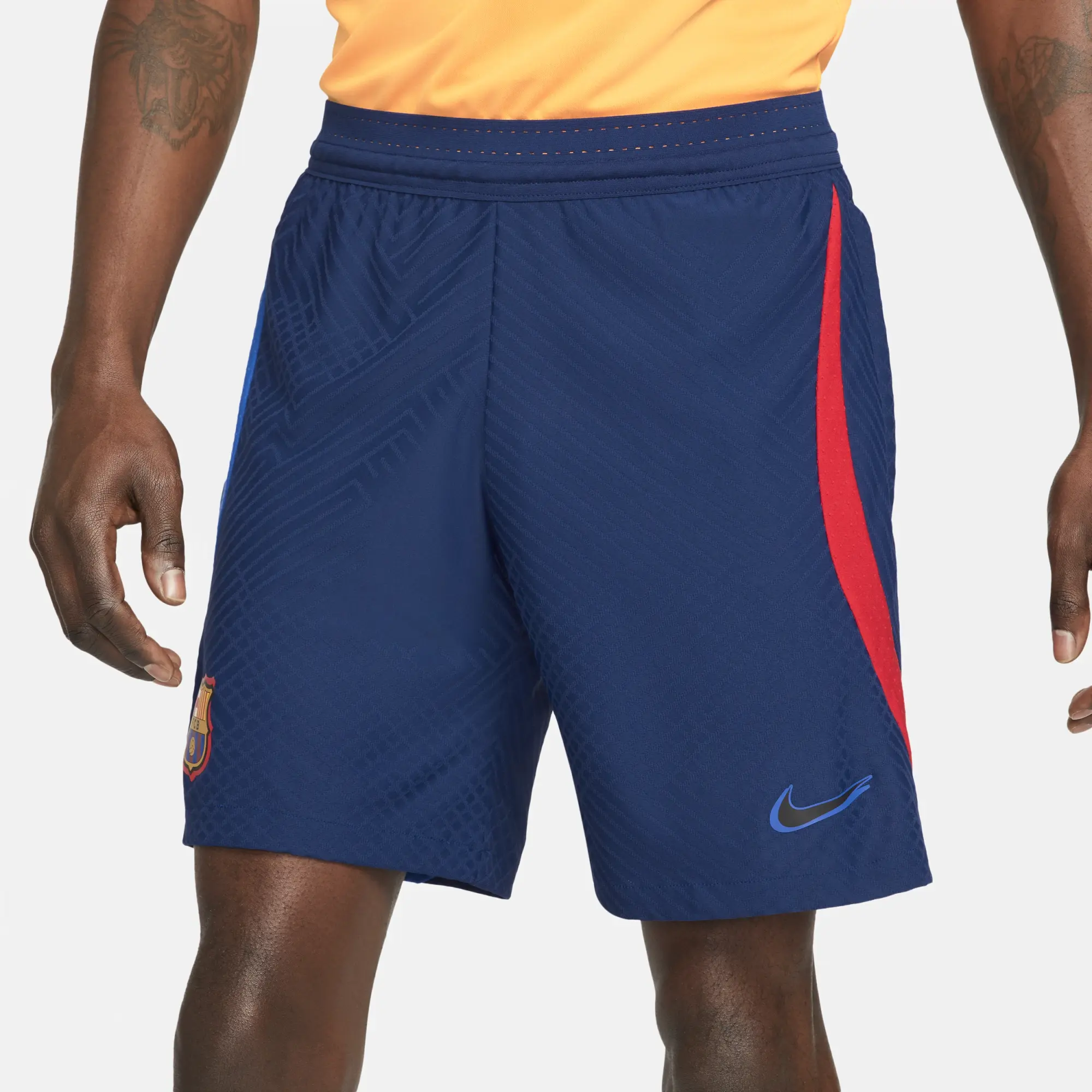 F.C. Barcelona Strike Elite Men's Nike Dri-FIT ADV Knit Football Shorts - Blue