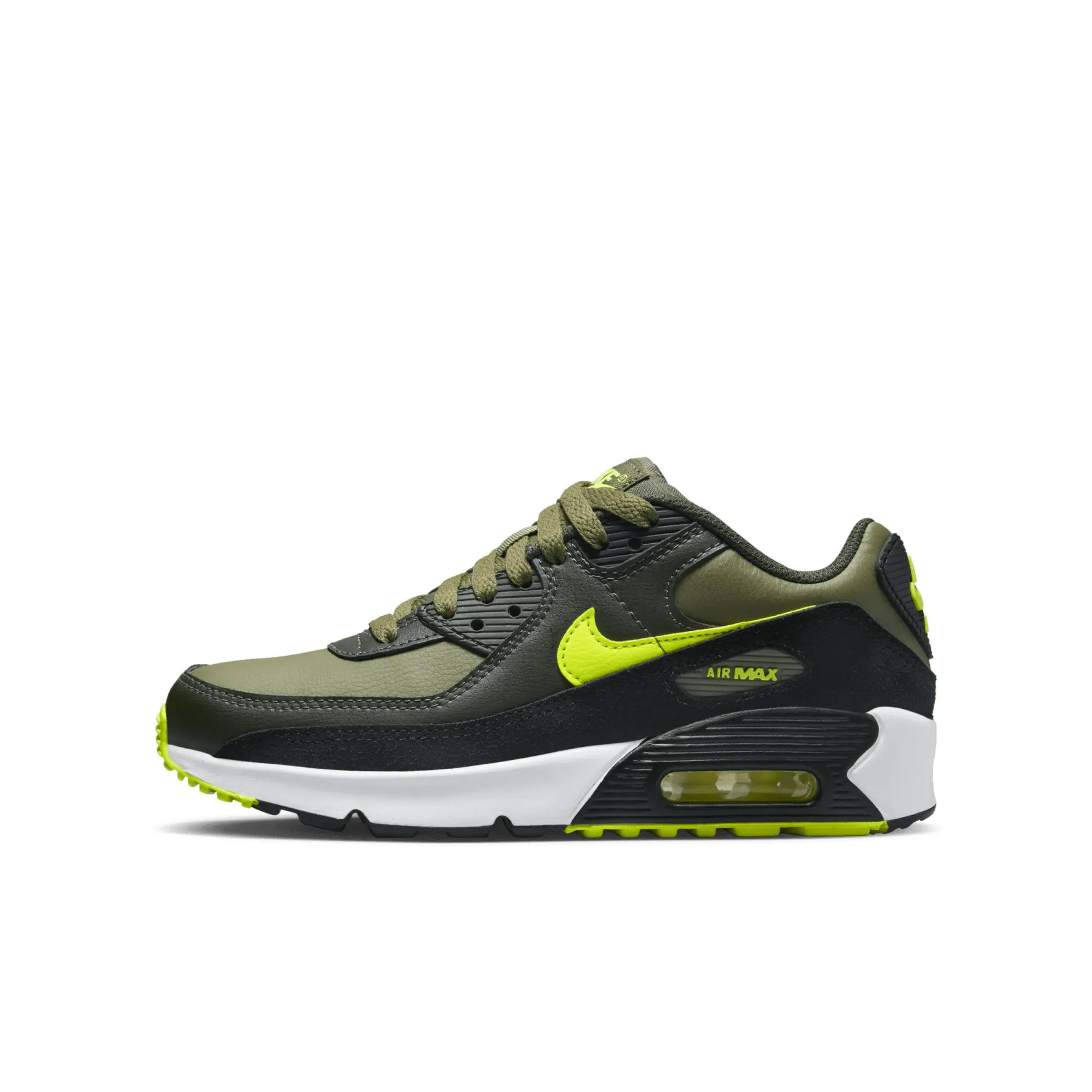 Nike Dark Grey Air Max 90 Ltr Youth Trainers