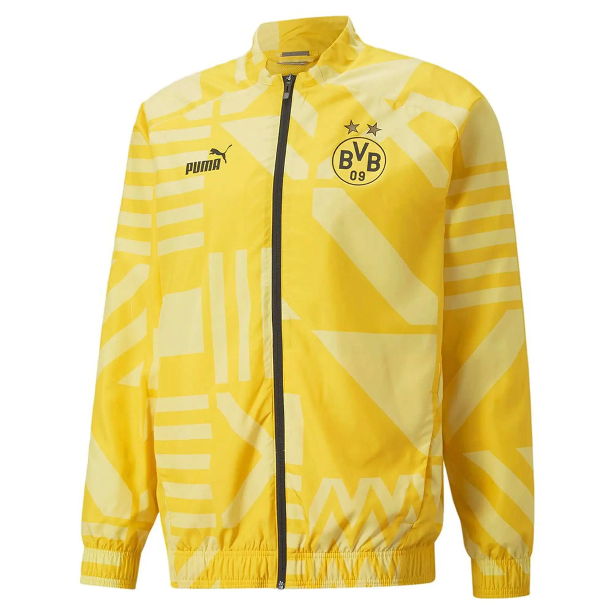 Puma 2022-2023 Borussia Dortmund Pre-Match Jacket (Yellow)