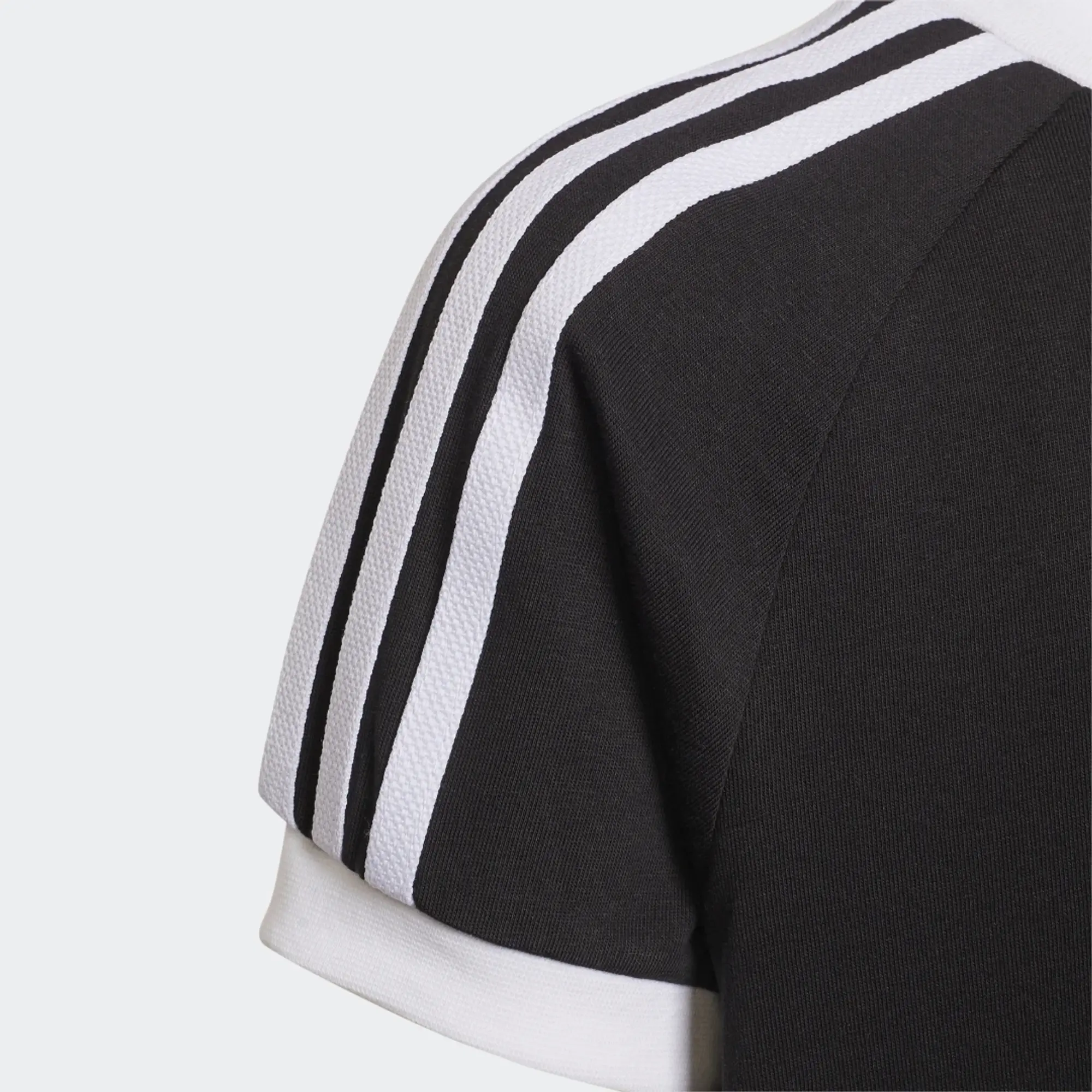 adidas Adicolor 3-Stripes T-Shirt Black | HK2913 | FOOTY.COM