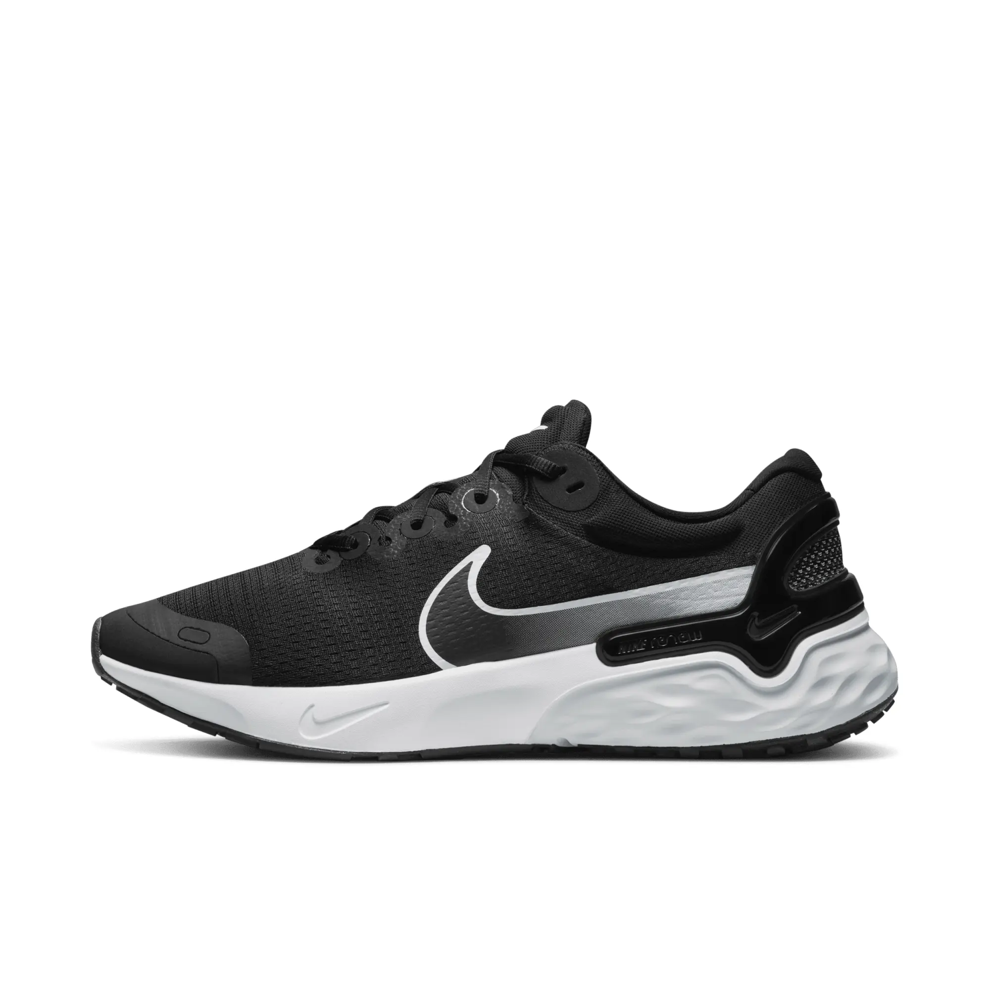 Nike Renew Run 3 Neutral Running Shoe Men - Black, White
