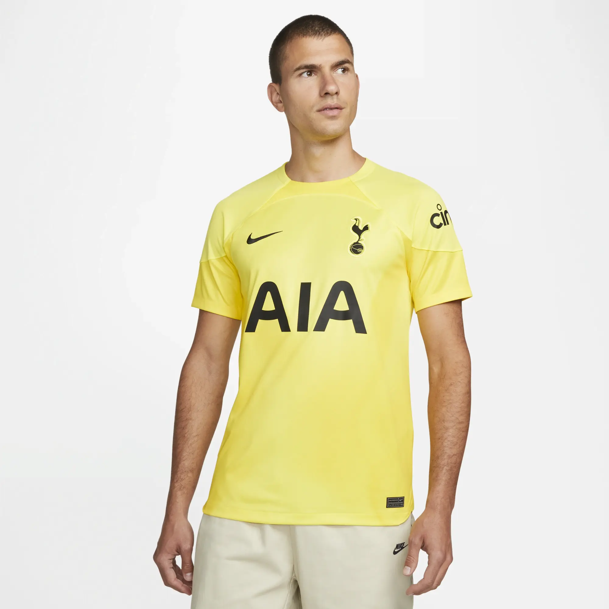 Nike Tottenham Hotspur Mens LS Goalkeeper Home Shirt 2022/23
