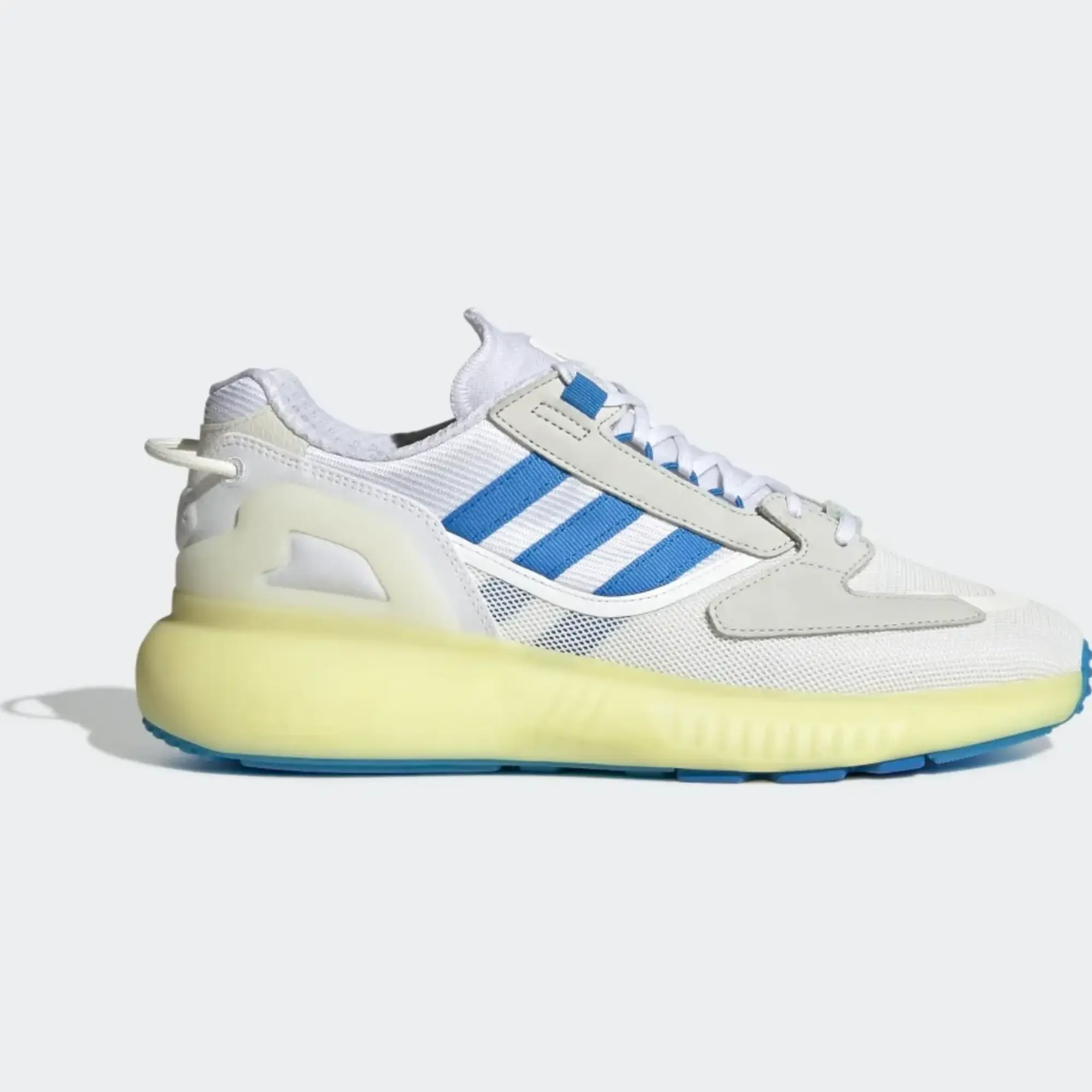 Adidas Originals Zx 5K Boost In Off White And Blue