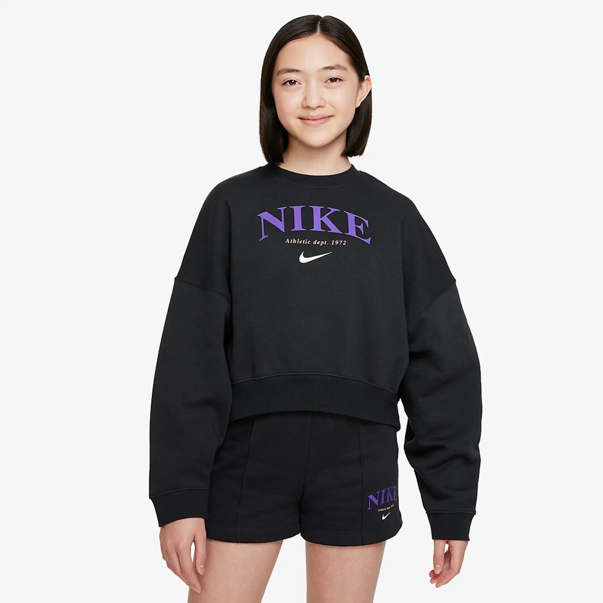 Nike Sportswear Older Kids Club Fleece Crew Sweatshirt 8 15 Yrs