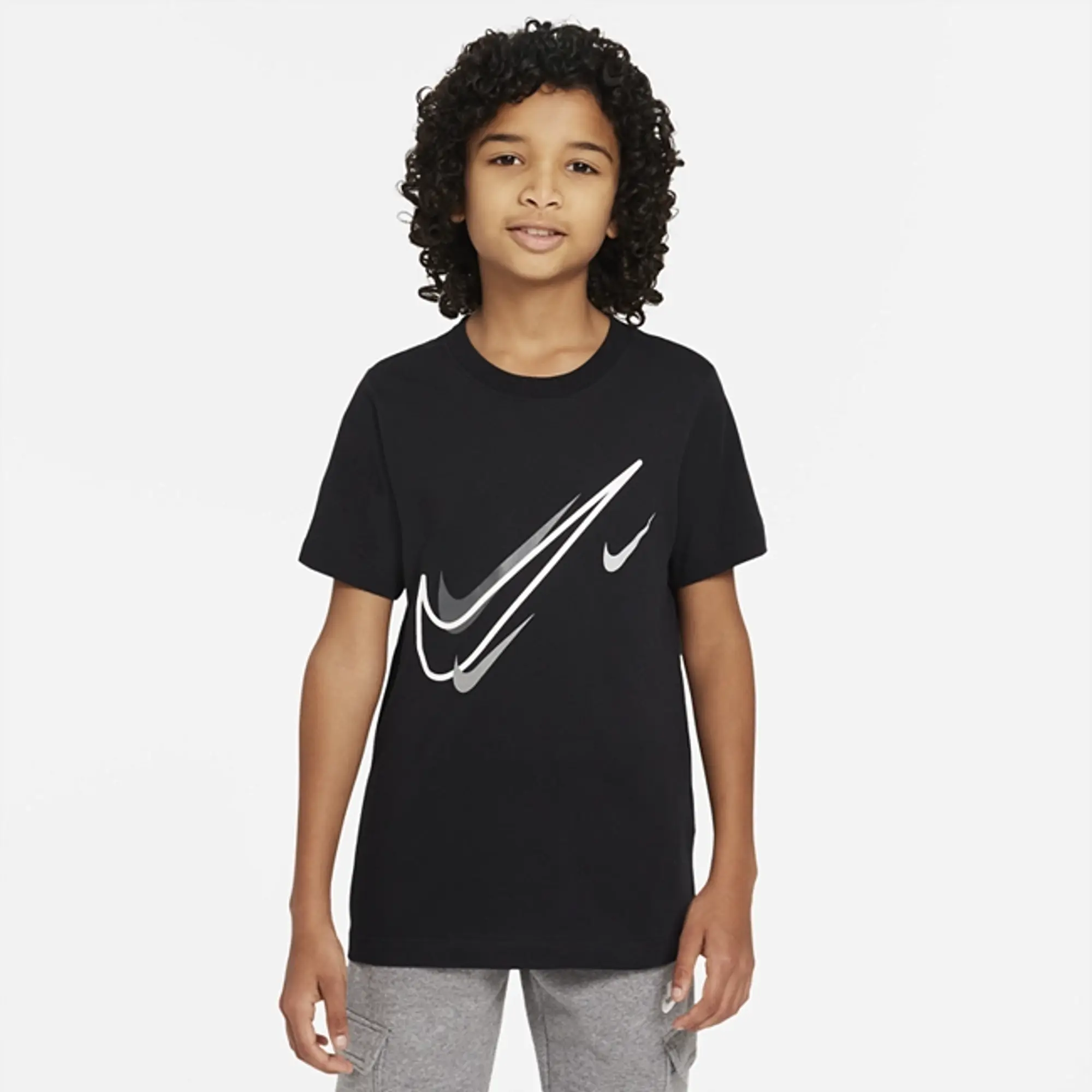 Nike Junior SOS Short Sleeved T-Shirt - Black