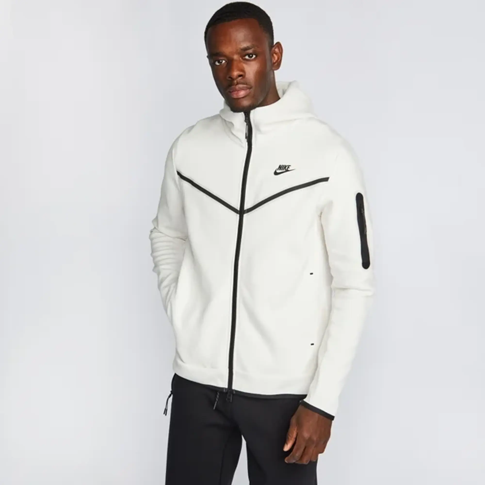 Nike Sportswear Tech Fleece Zip Hoodie Men - White, Black