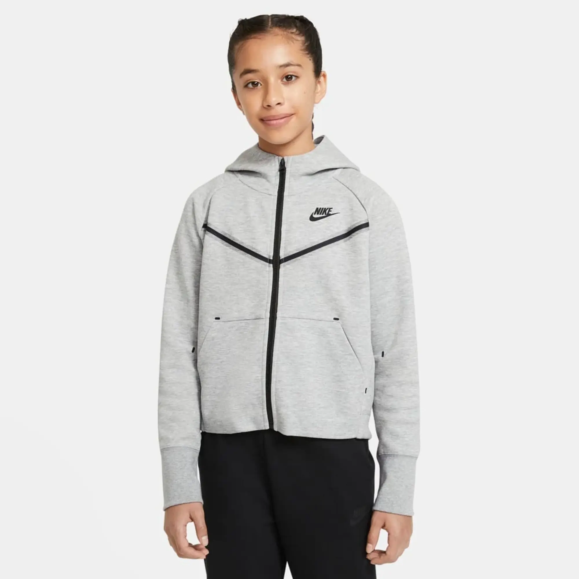 Nike Sportswear Older Girls Tech Fleece Full Zip Hoodie 8 15Y