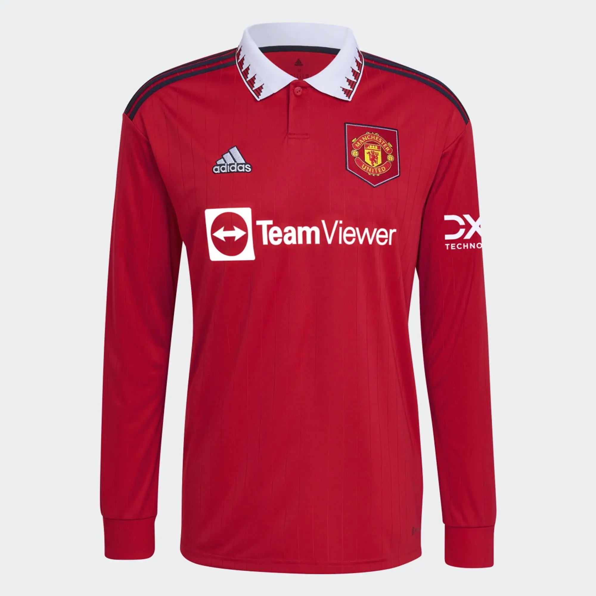 adidas Manchester United Mens LS Home Shirt 2022/23