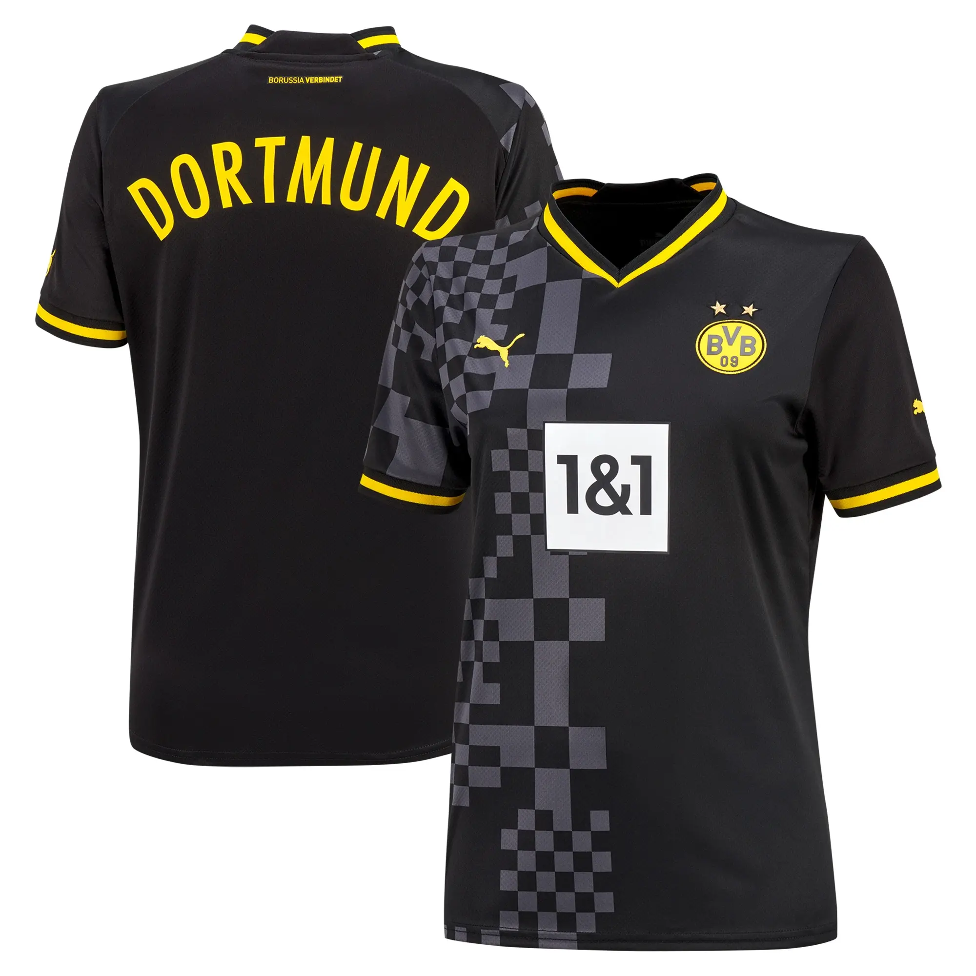 Puma Borussia Dortmund Womens SS Away Shirt 2022/23