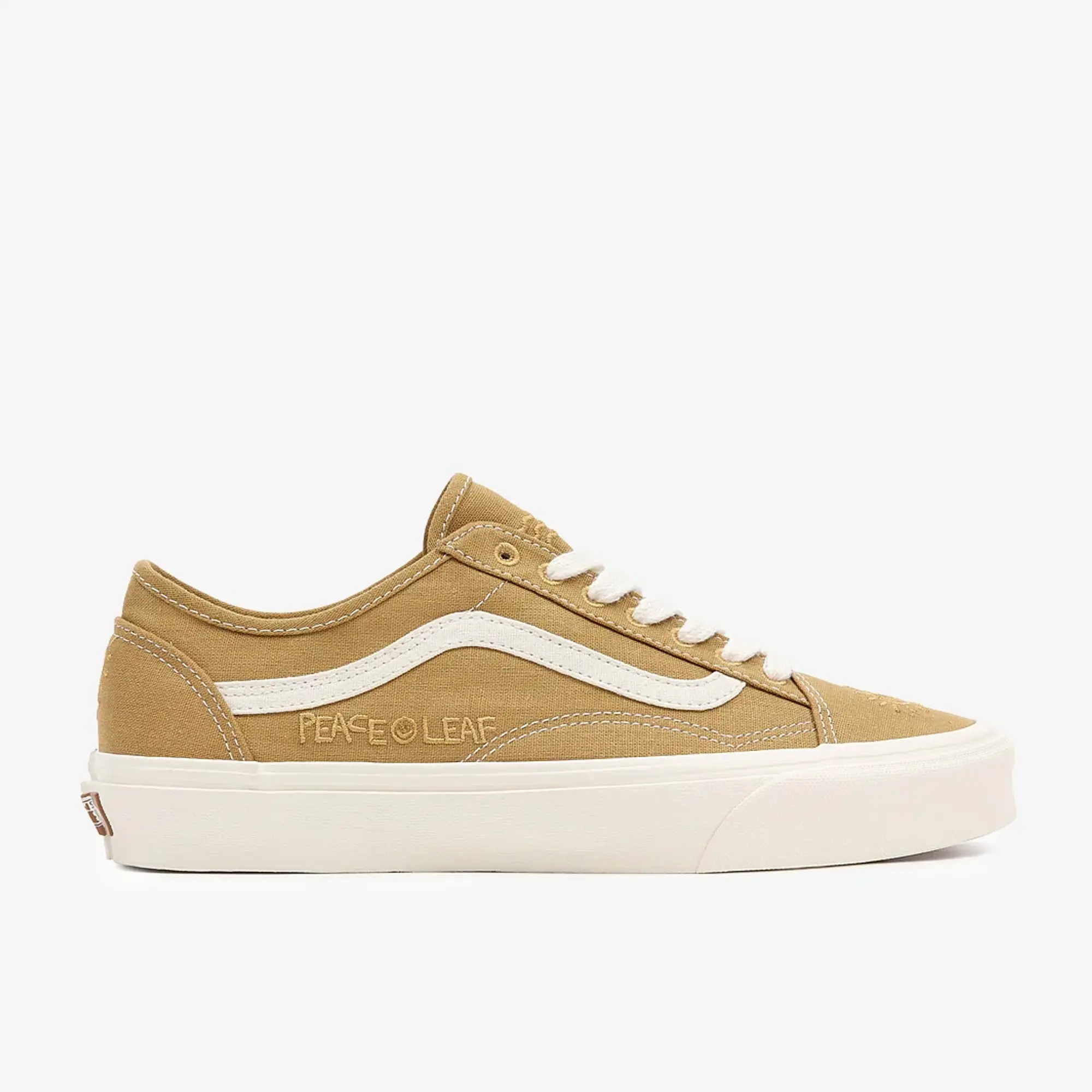 Vans Eco Theory Old Skool Tapered Shoes ((Eco Theory) Mustard Gold/True White) Men,Women Beige