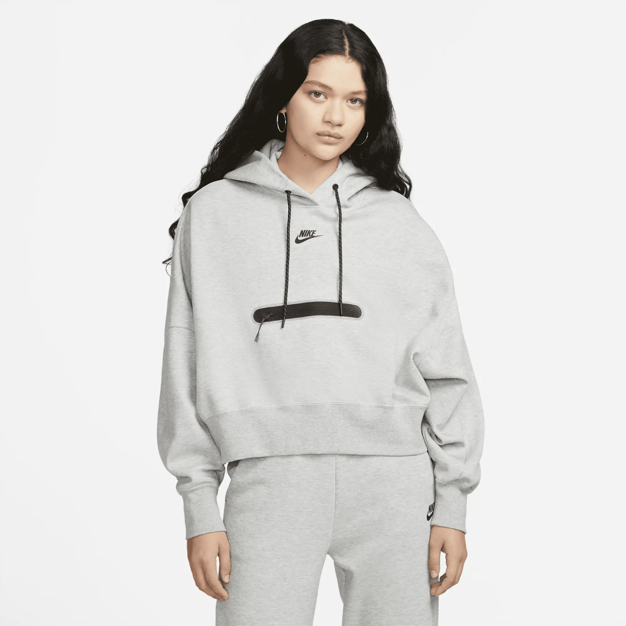 Nike Tech Fleece Hoodie Womens - Grey