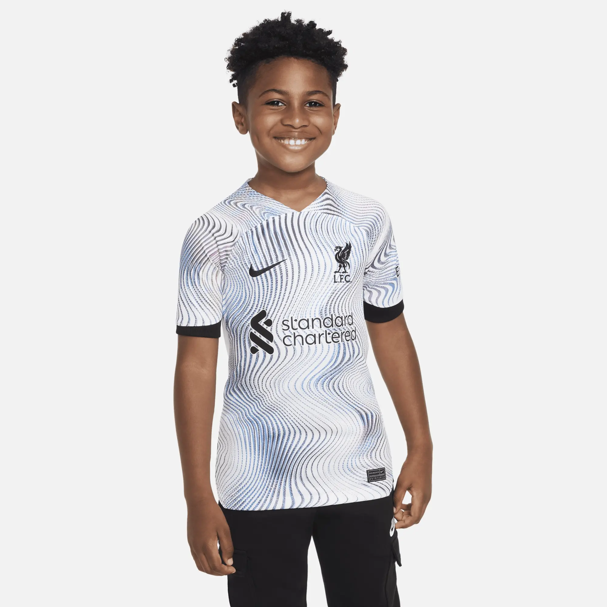 Nike Liverpool Kids SS Away Shirt 2022/23