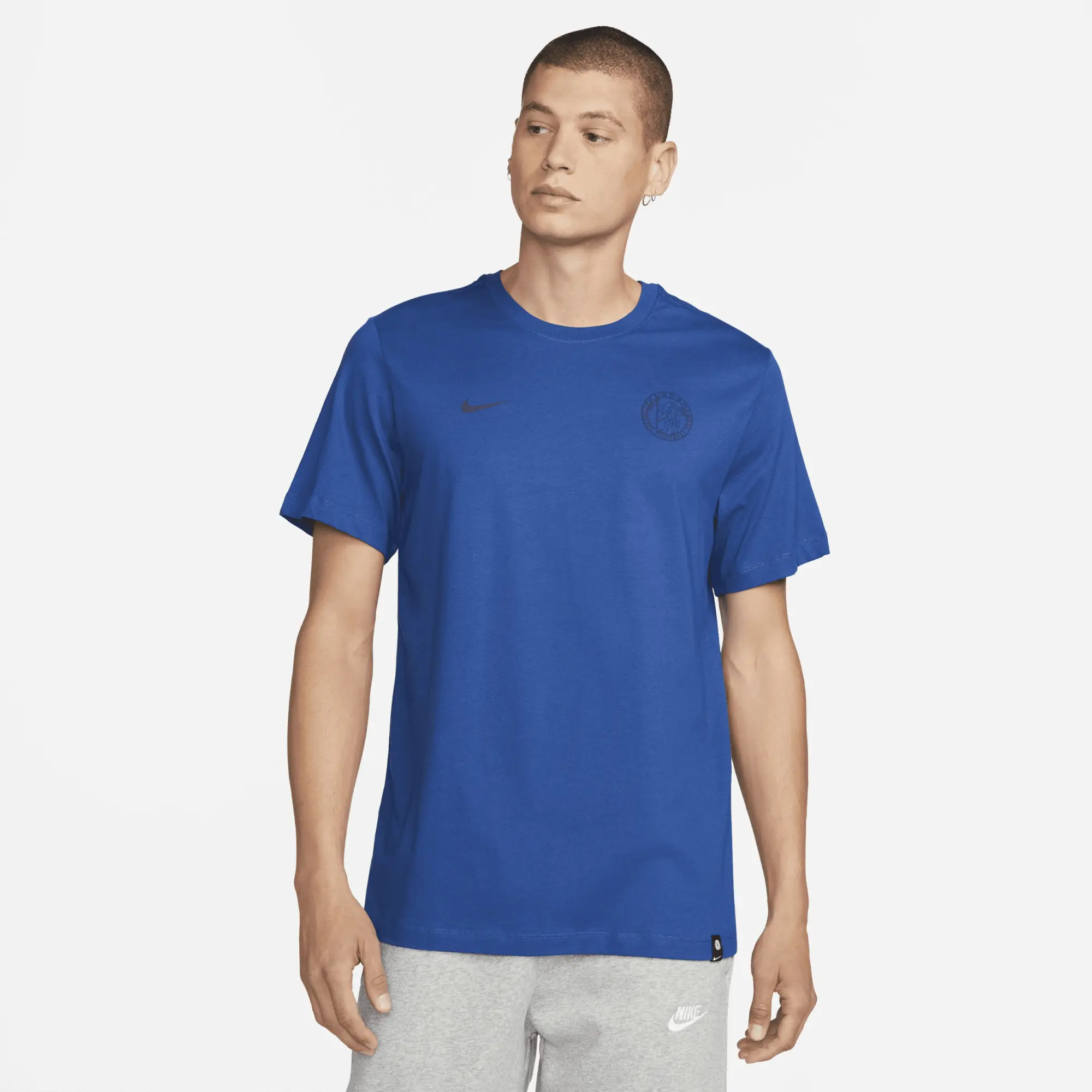 Nike Chelsea F.C. Voice Men's Football T-Shirt - Blue