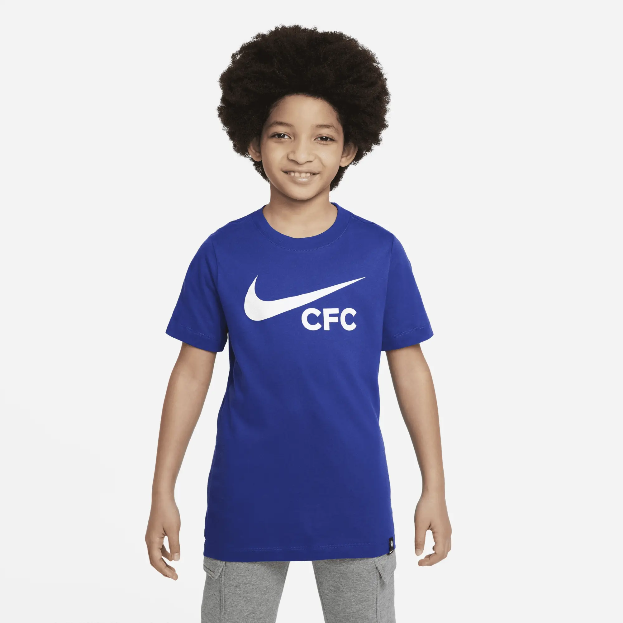 Nike Chelsea Swoosh T-Shirt - Blue - Kids