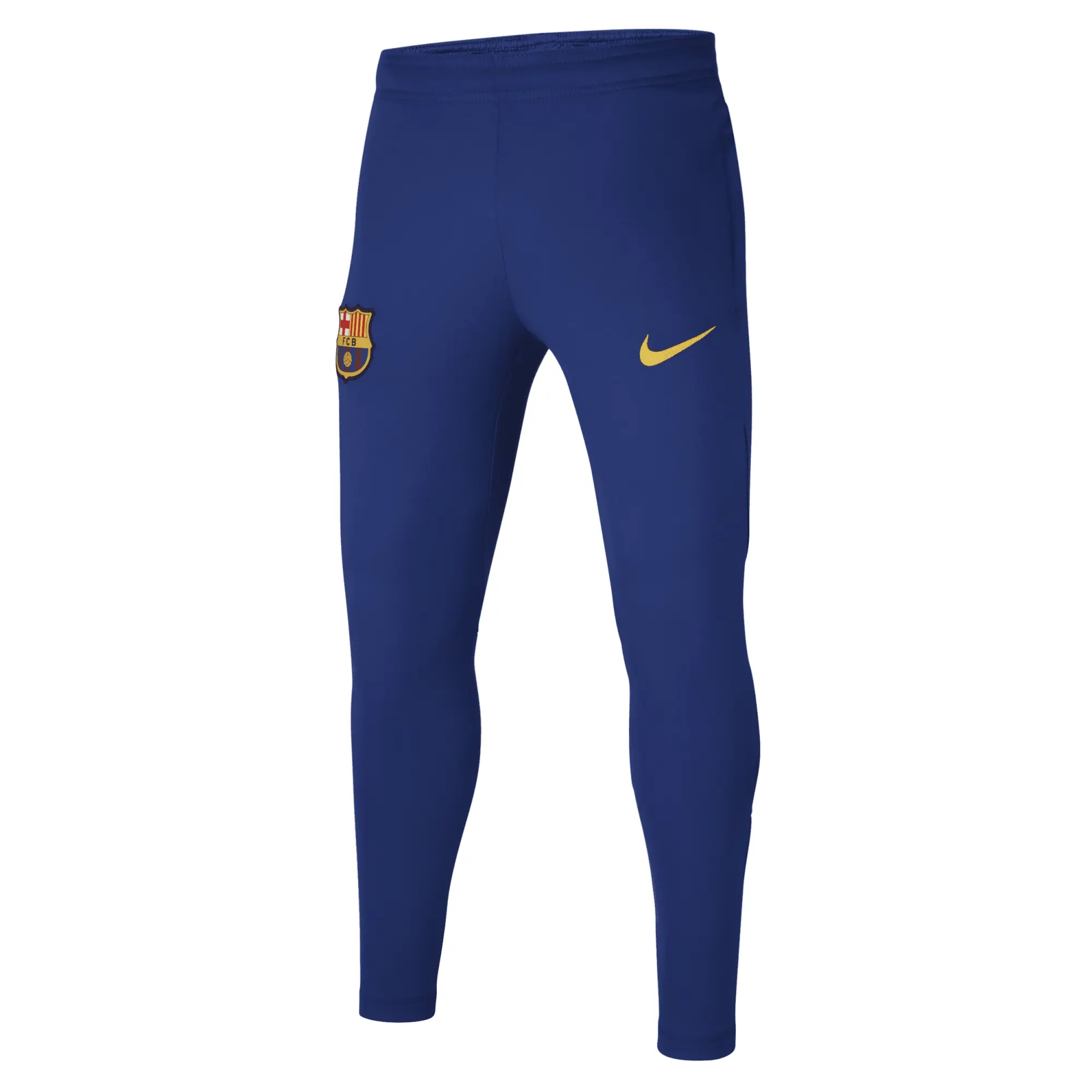 Nike Barcelona Training Trousers Dri-Fit Academy Pro - Deep Royal Blue/Varsity Maize Kids - Blue