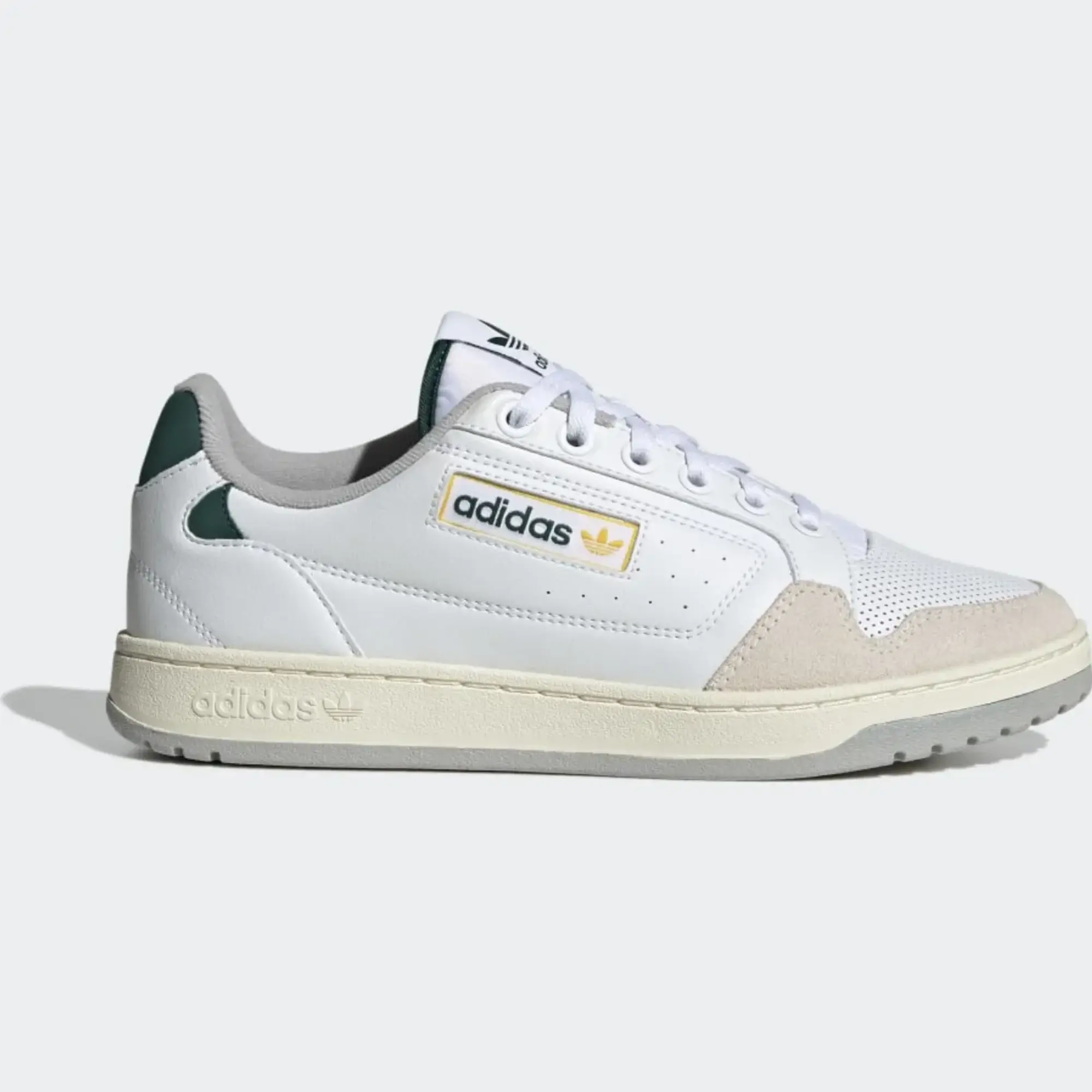 Adidas Originals Ny90 Trainers In White And Green