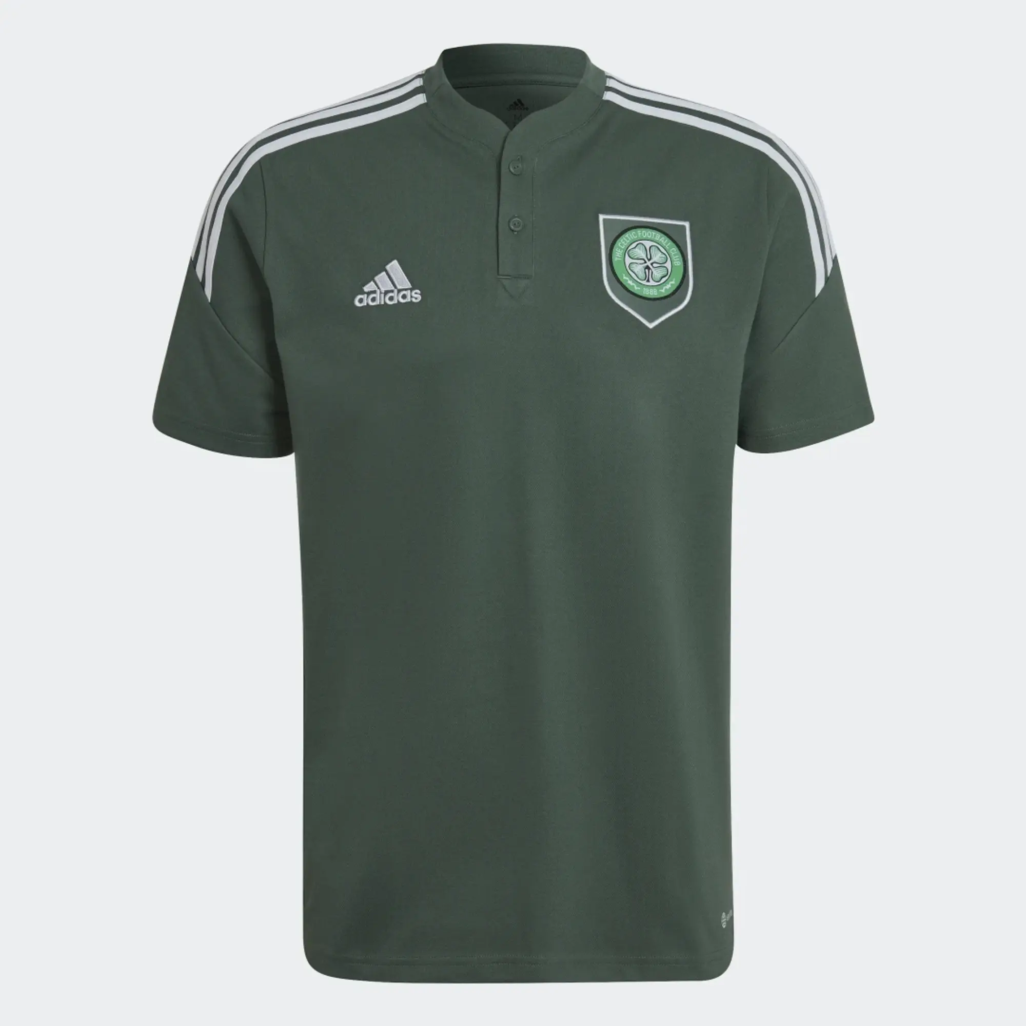 adidas Celtic FC Training Polo Shirt - Green - Mens