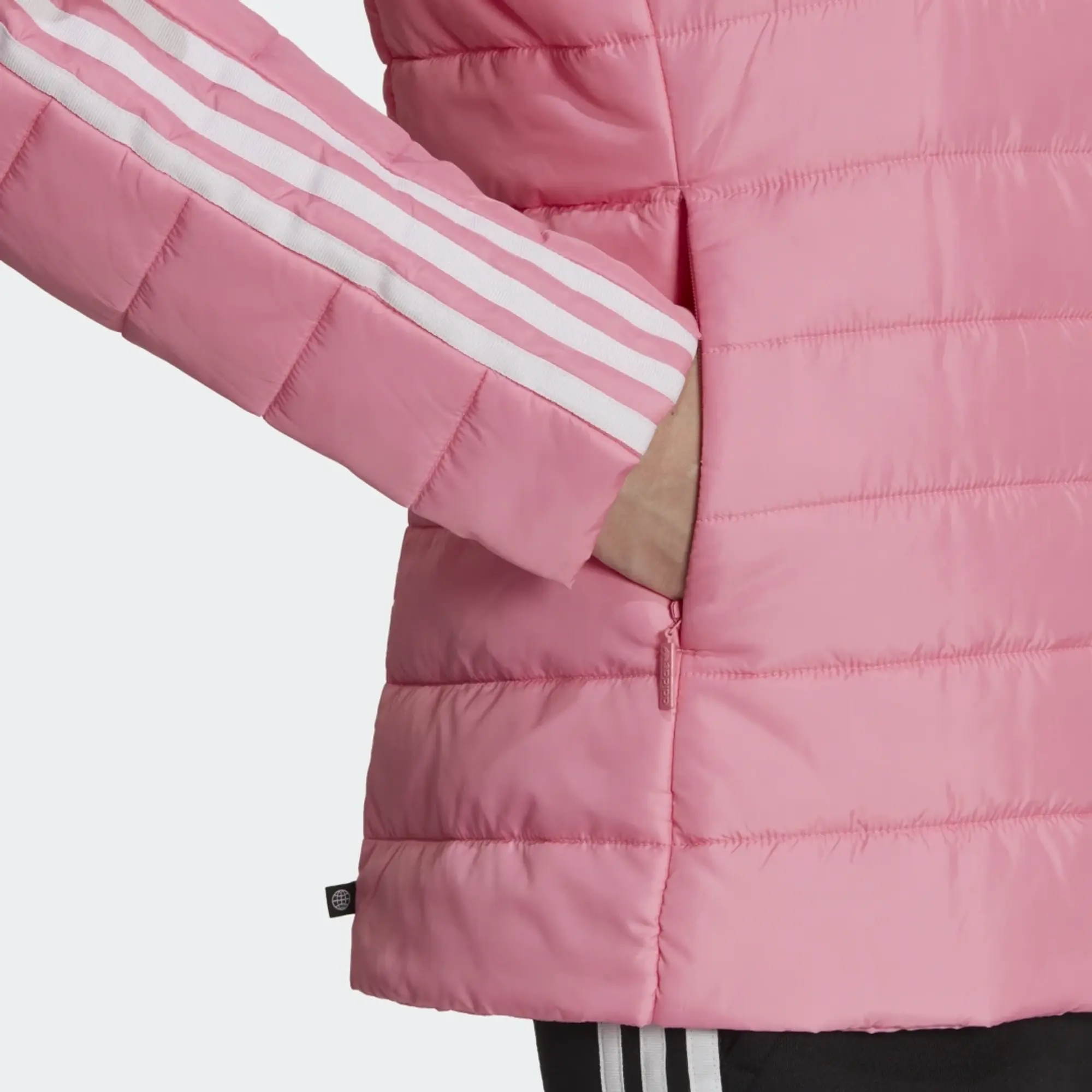 adidas Hooded Premium Slim Jacket - Bliss Pink | HM2611 | FOOTY.COM