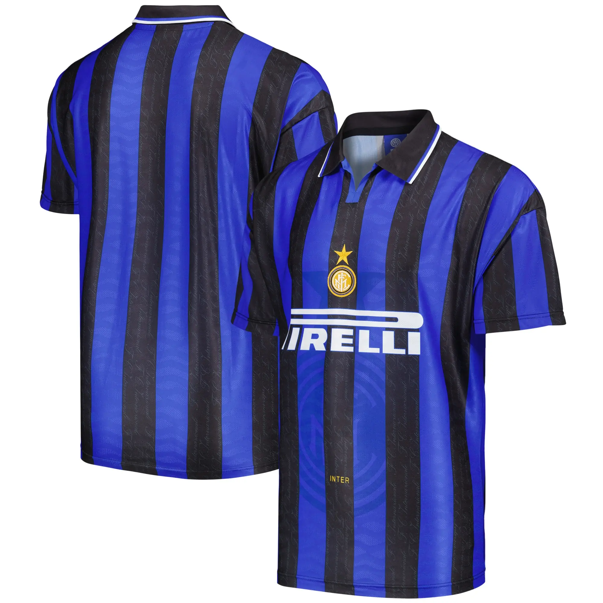 Score Draw Inter Milan Mens SS Home Shirt 1996/97