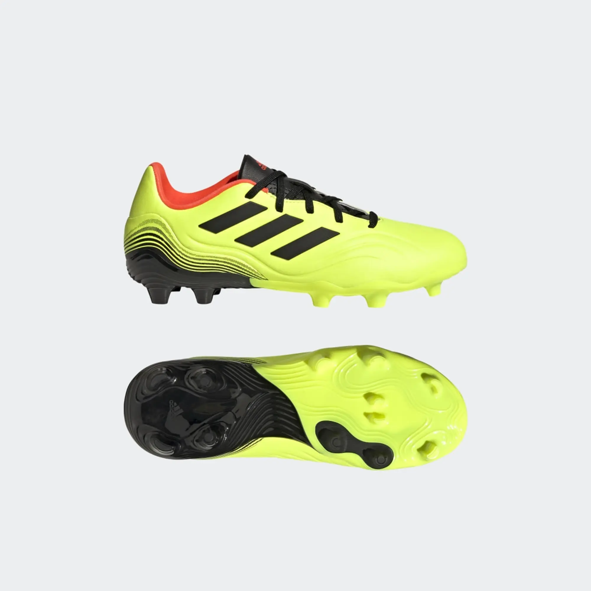 adidas Copa Sense.3 Firm Ground Boots - Team Solar Yellow / Core Black / Solar Red