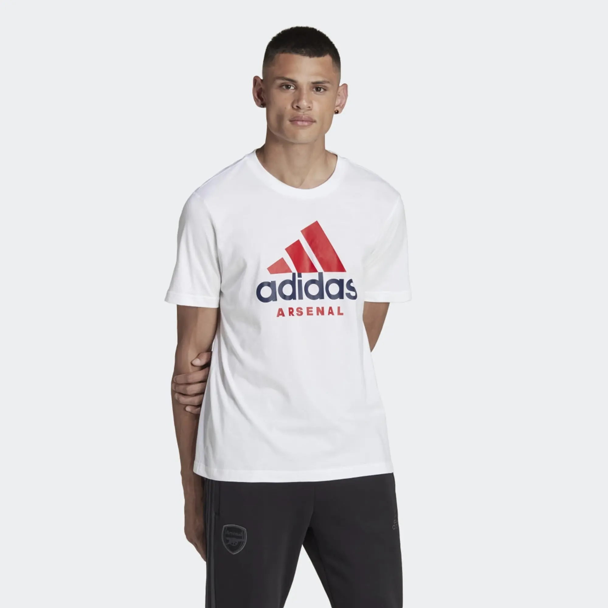 adidas Arsenal DNA T-Shirt Mens - White