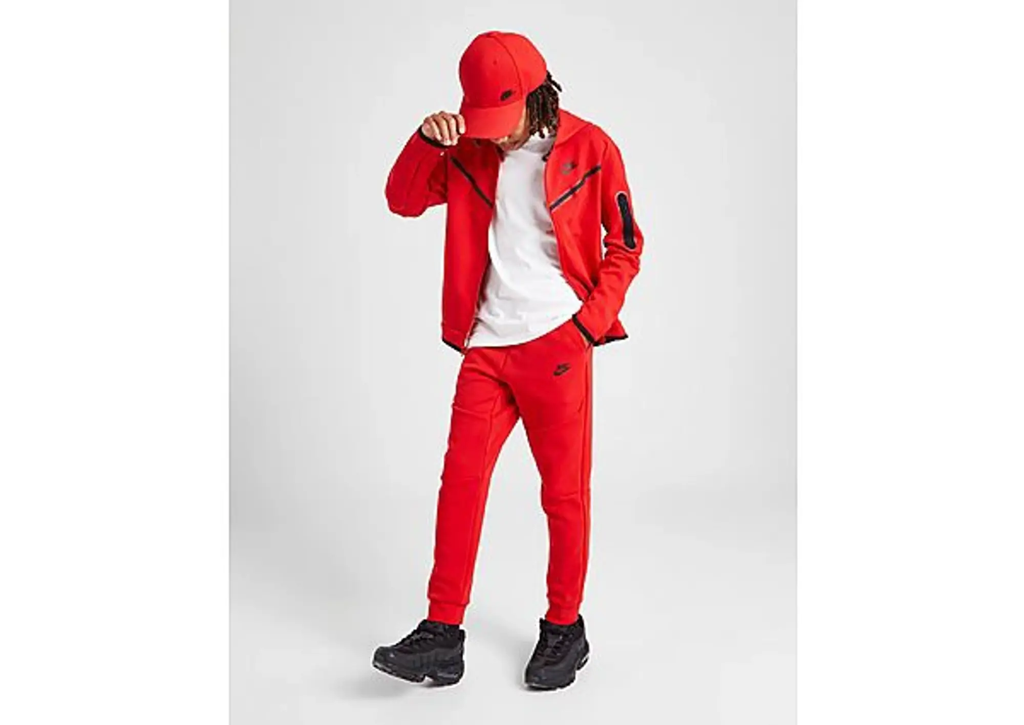 Nike Tech Fleece Track Pants Junior - Red - Kids