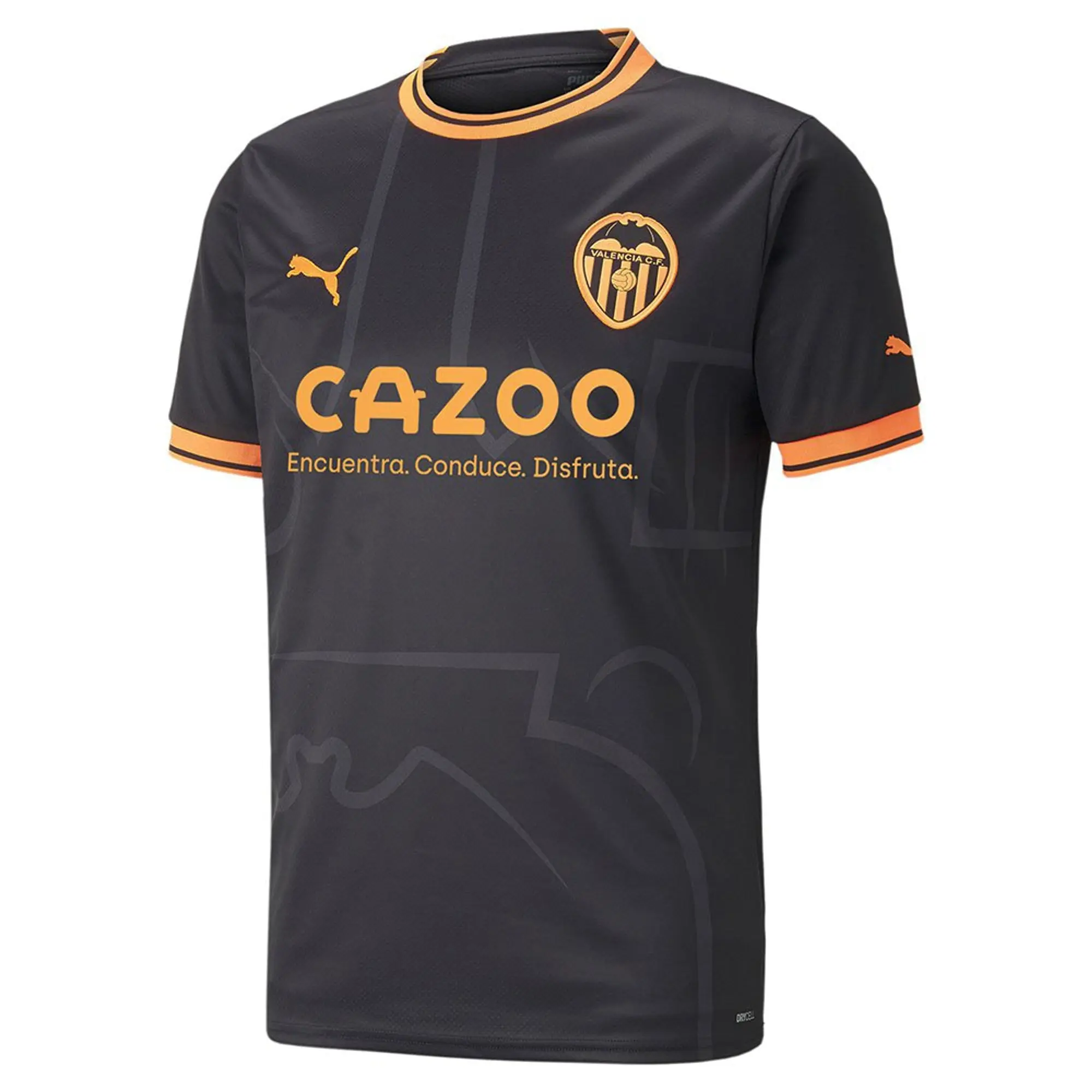 Puma Valencia Mens SS Away Shirt 2022/23
