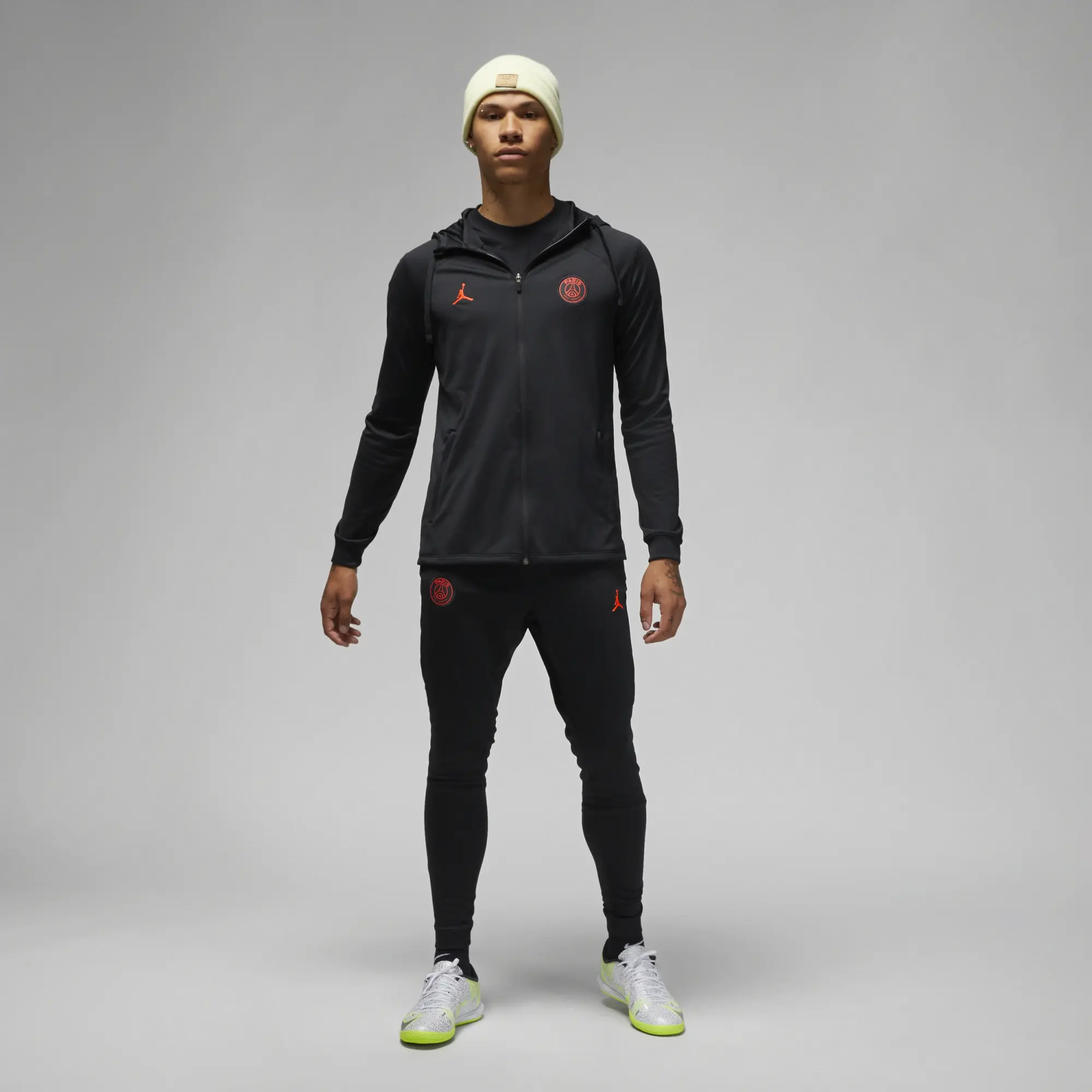Nike Jordan Paris Saint-Germain x Jordan Strike Tracksuit With Hood - Black