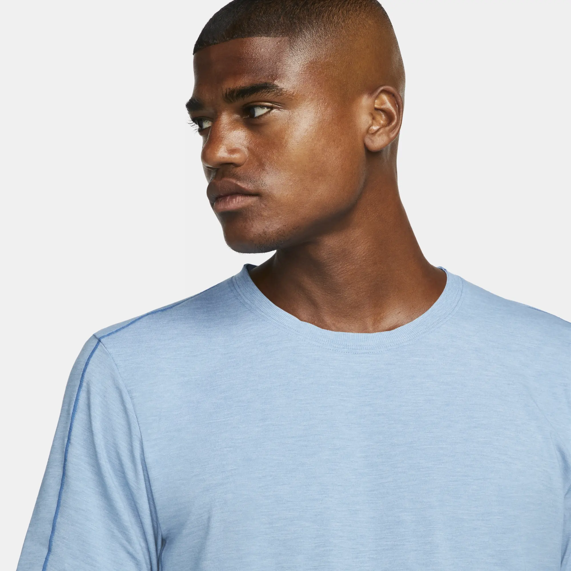 Nike Yoga Dri-Fit t-shirt in blue, DM7825-441