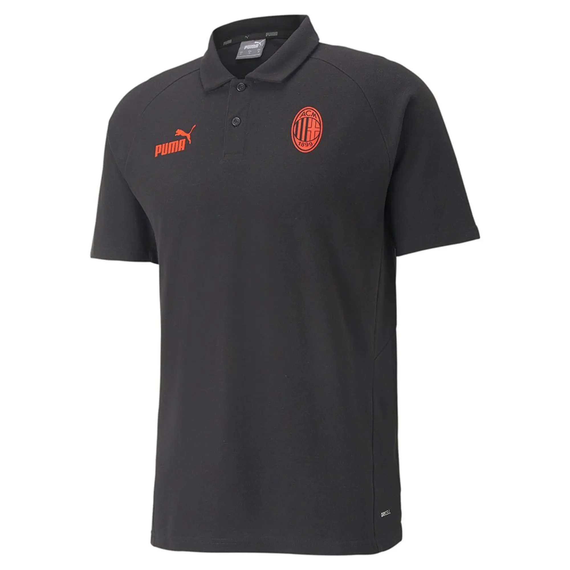 Puma 2022-2023 AC Milan Casuals Polo Shirt (Black)