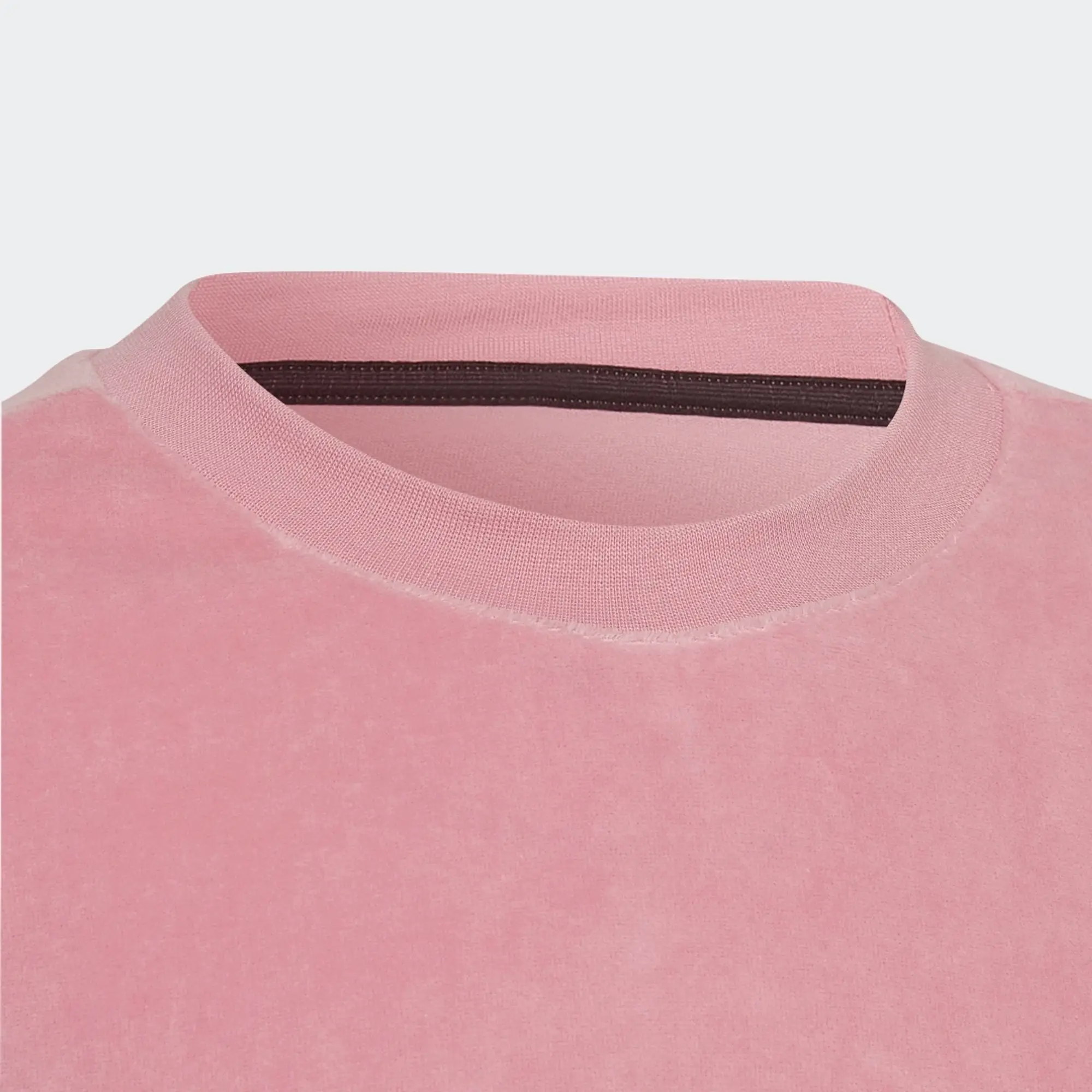 adidas Lounge Velour Regular Sweatshirt - Pink, Pink