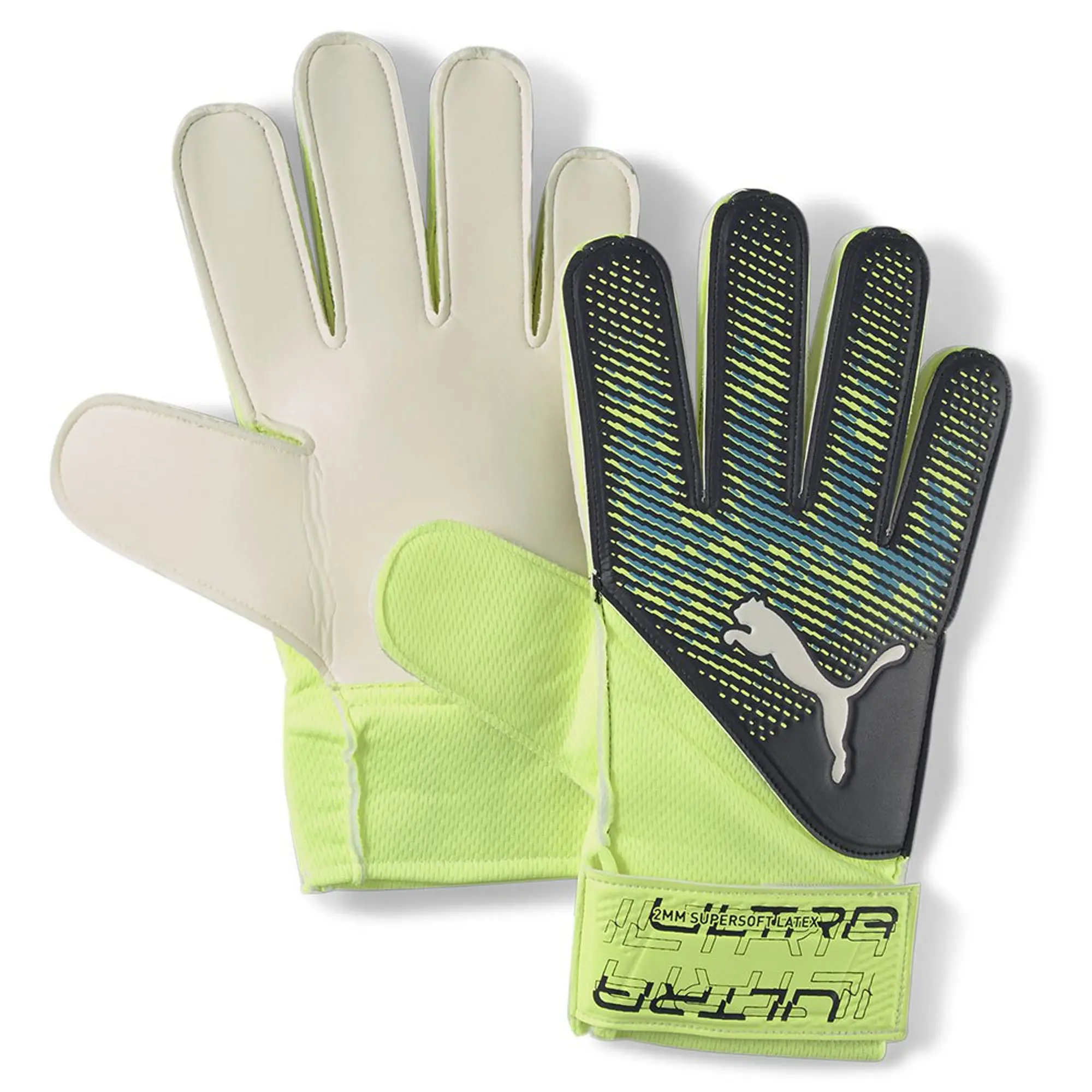 Puma Mens Ultra Grip 4 Regular Cut Goalkeeper Gloves Fizzy Light