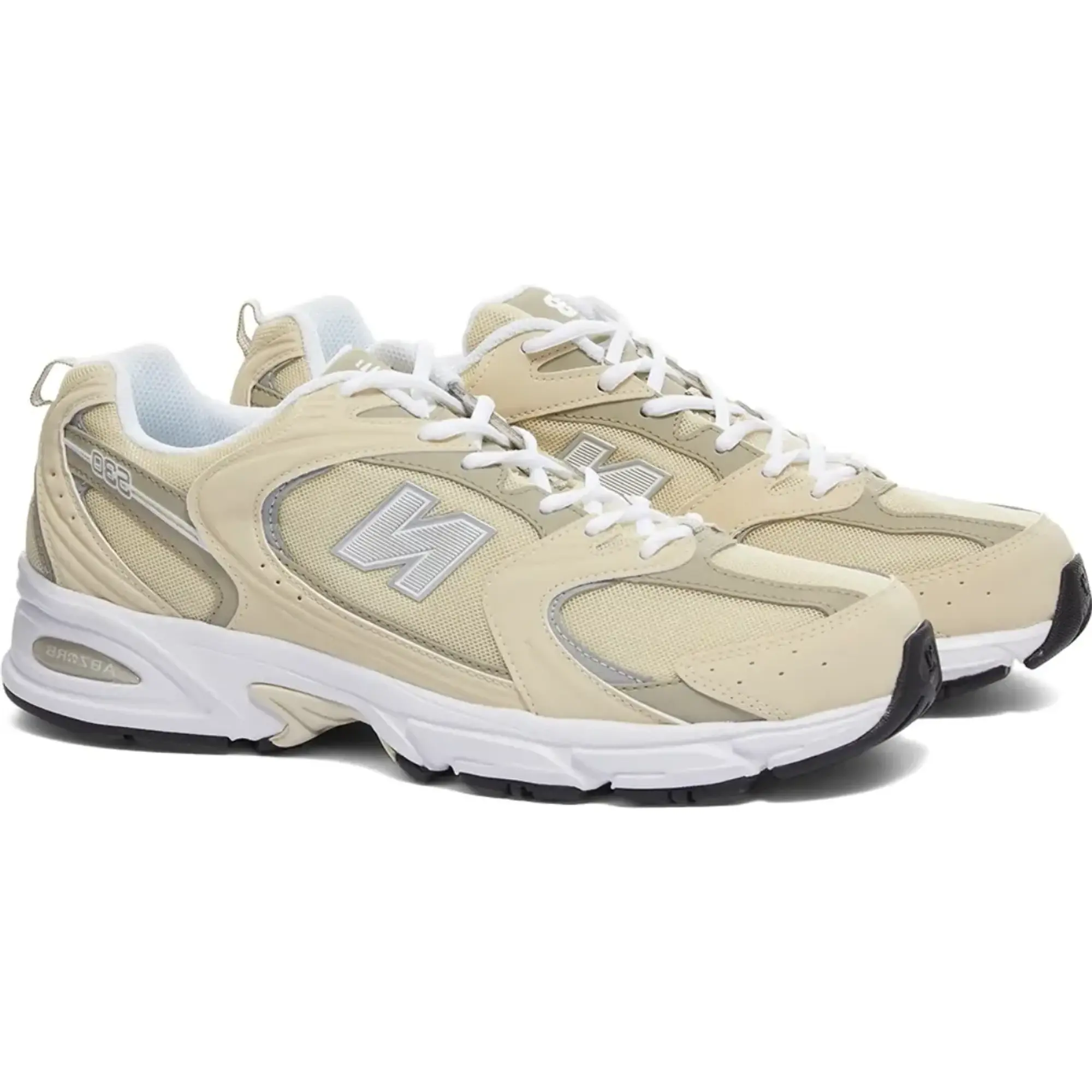 New Balance Mr530 Trainers Sea Salt Silver White,White,Blue,Grey,Multi,Pink,Natural