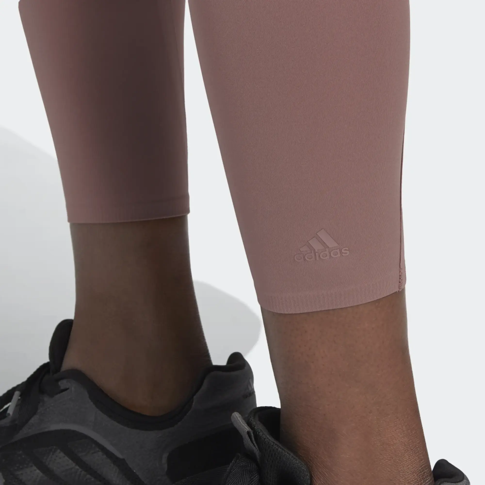 Adidas Optime Luxe 7/8 Brown Leggings, HM1196