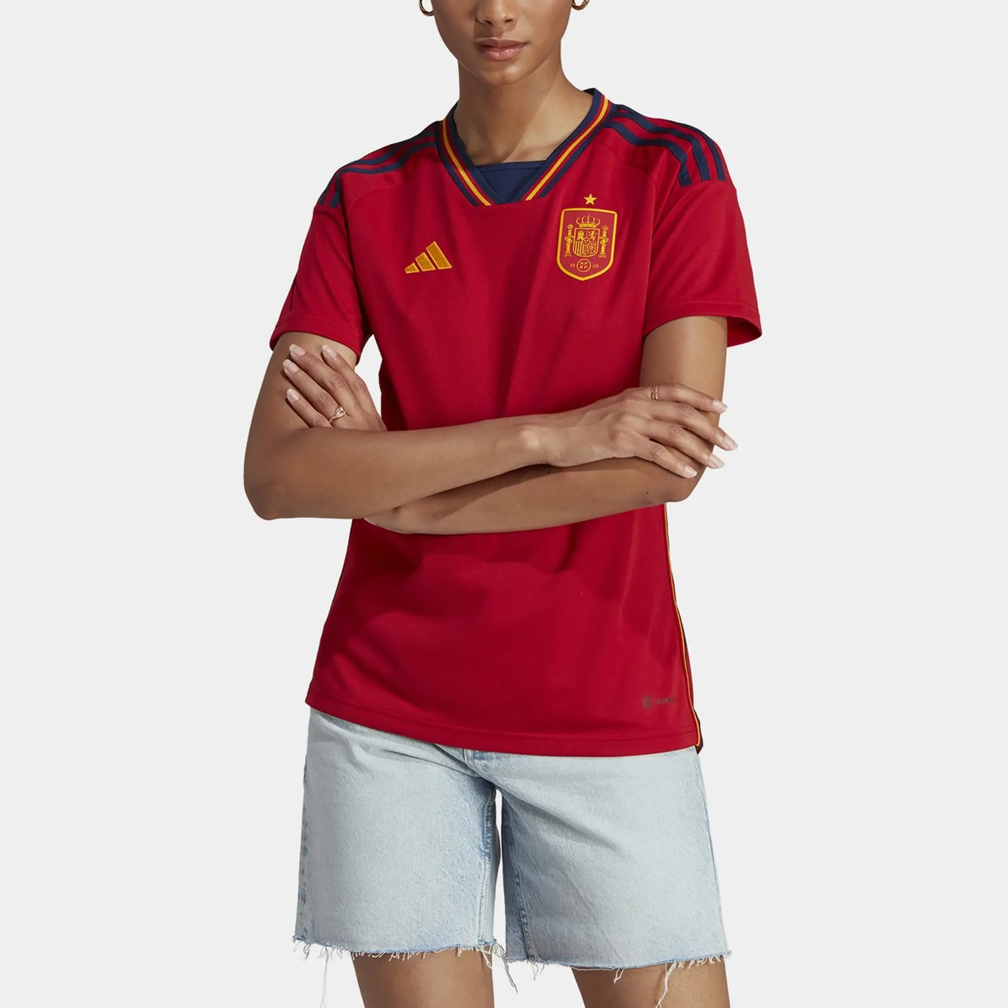 adidas Spain Womens SS Home Shirt 2022