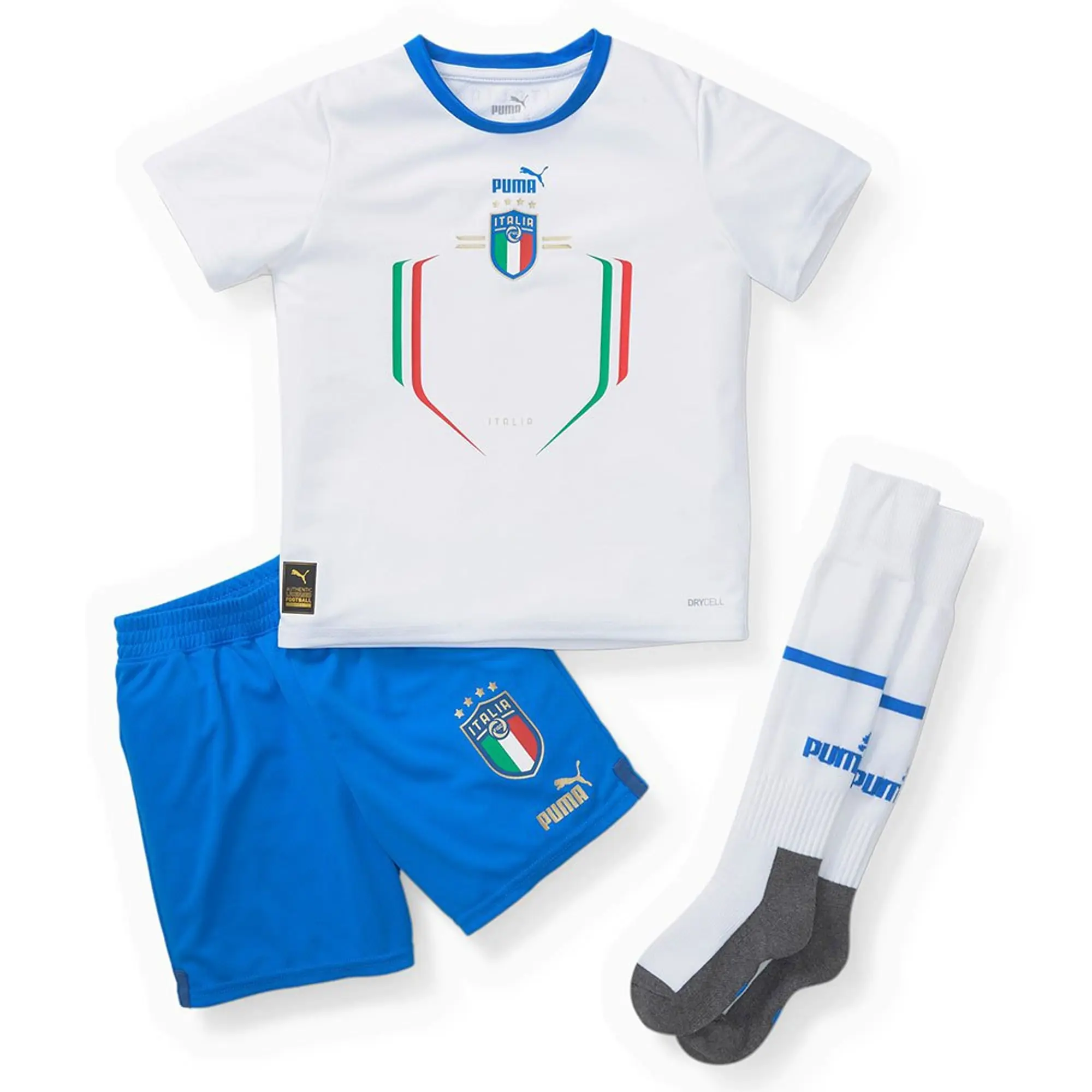 Puma Italy Kids SS Away Mini Kit 2022