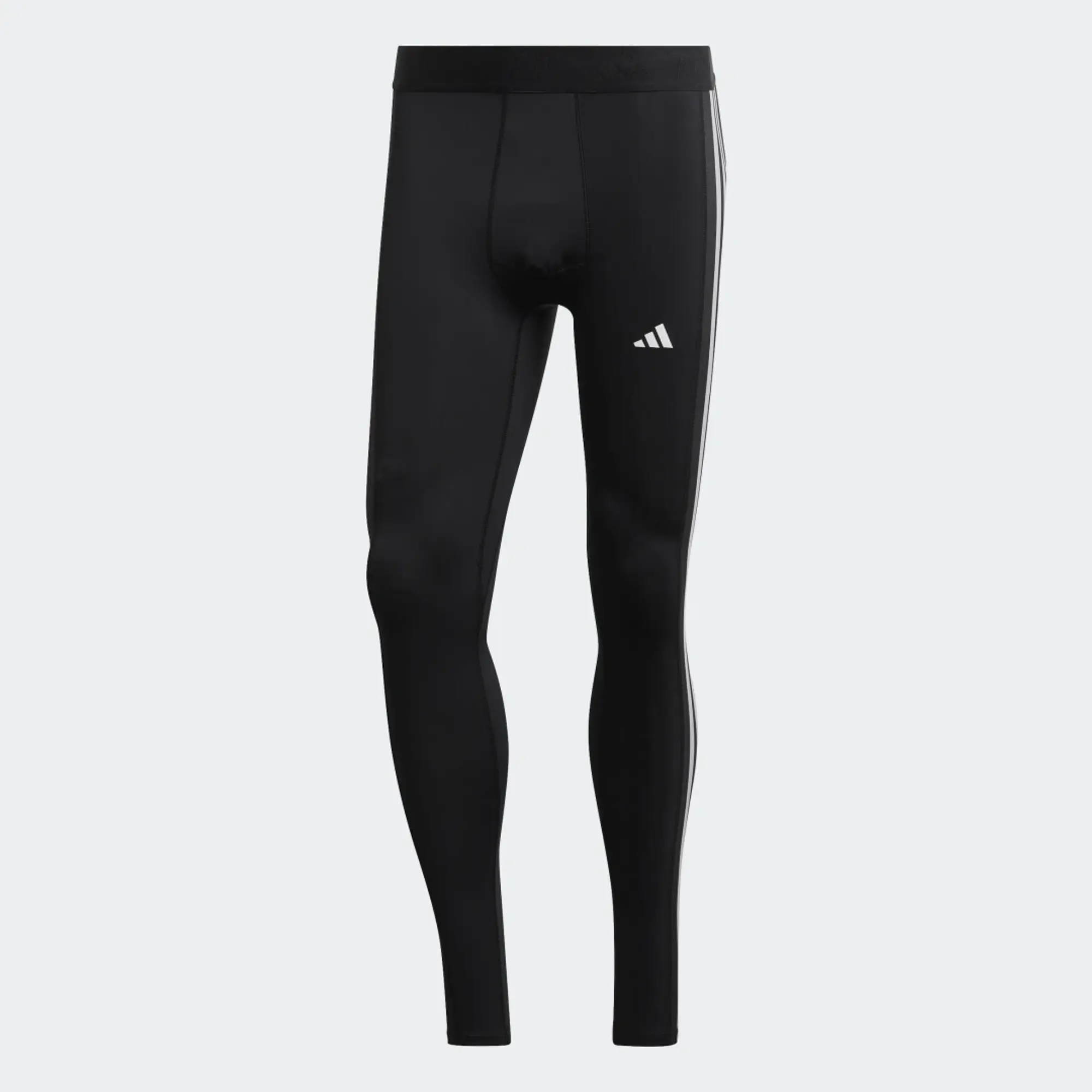 adidas Performance Techfit 3-stripes Training Long Leggings - Black, Black